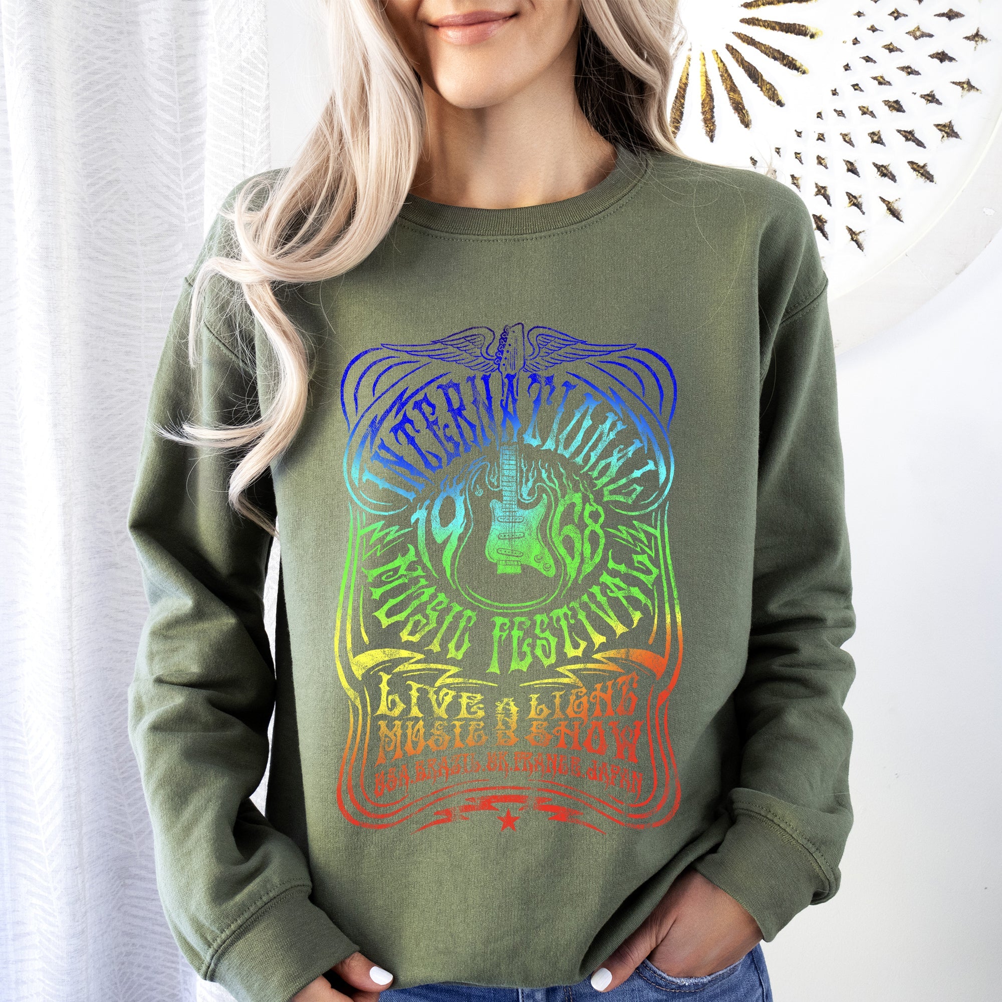 International Music Festival, Concert Poster, Limited Edition Graphic Sweatshirt