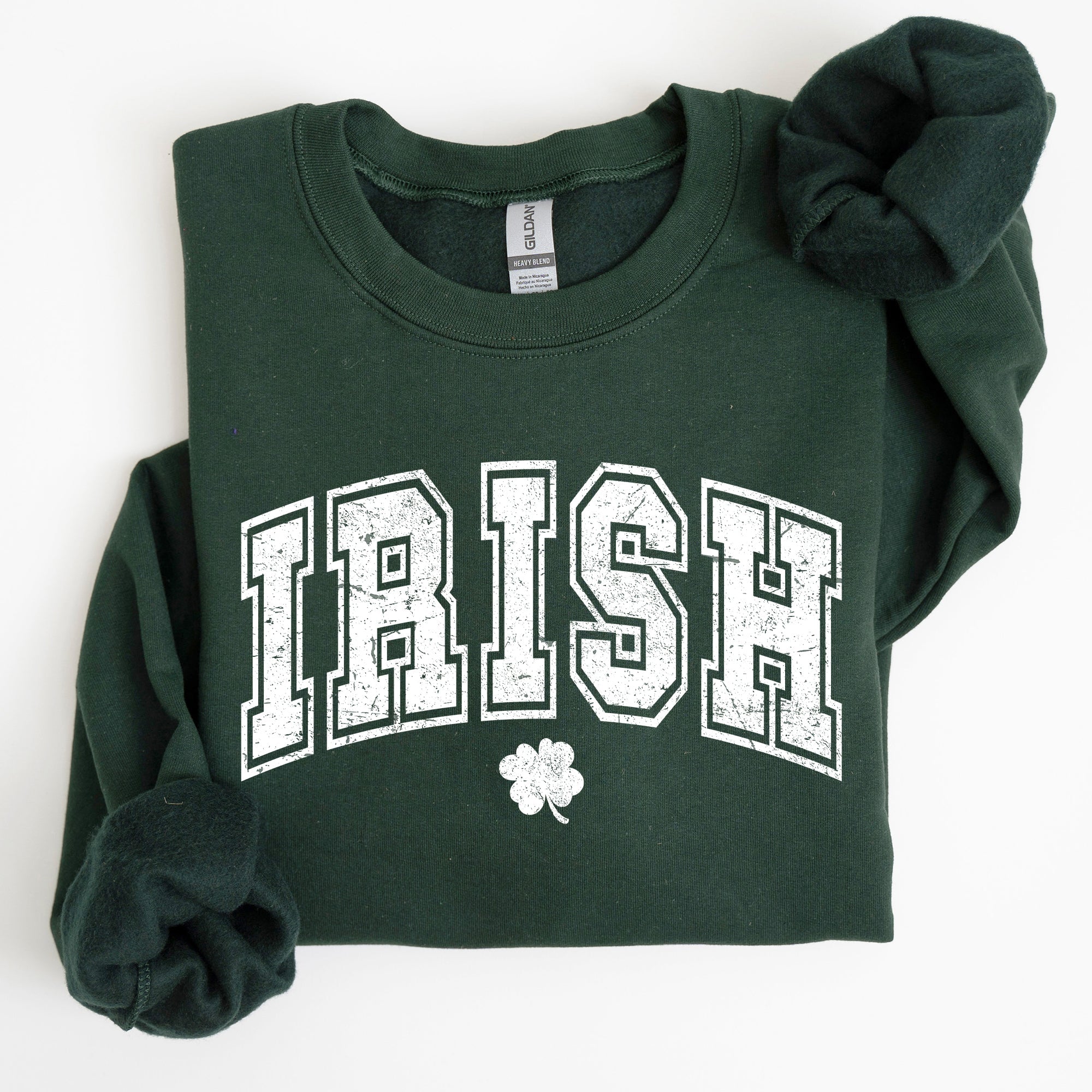Irish Retro Collegiate St Patrick's Day Vintage College Spirit Heritage Edition Sweatshirt