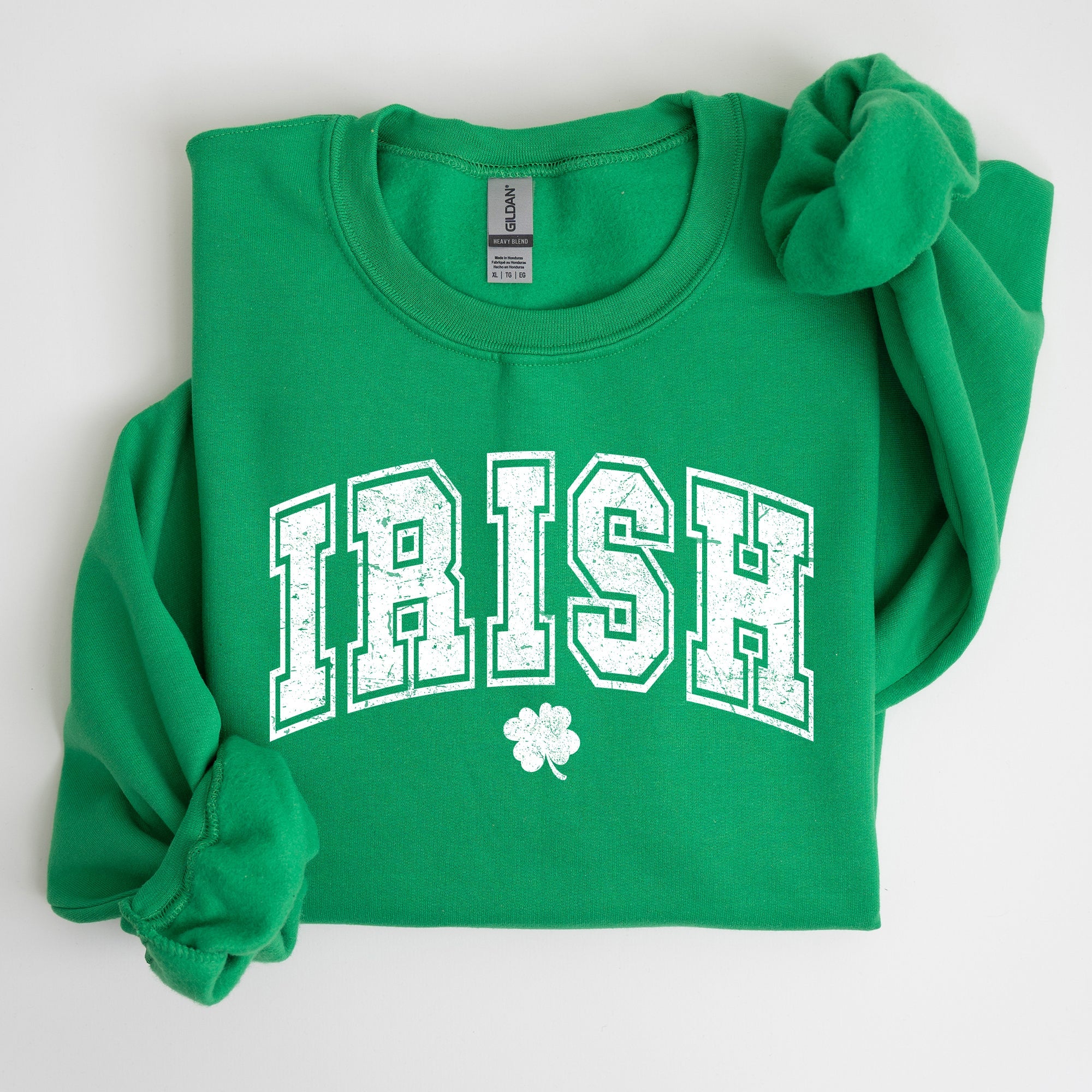 Irish Retro Collegiate St Patrick's Day Vintage College Spirit Heritage Edition Sweatshirt