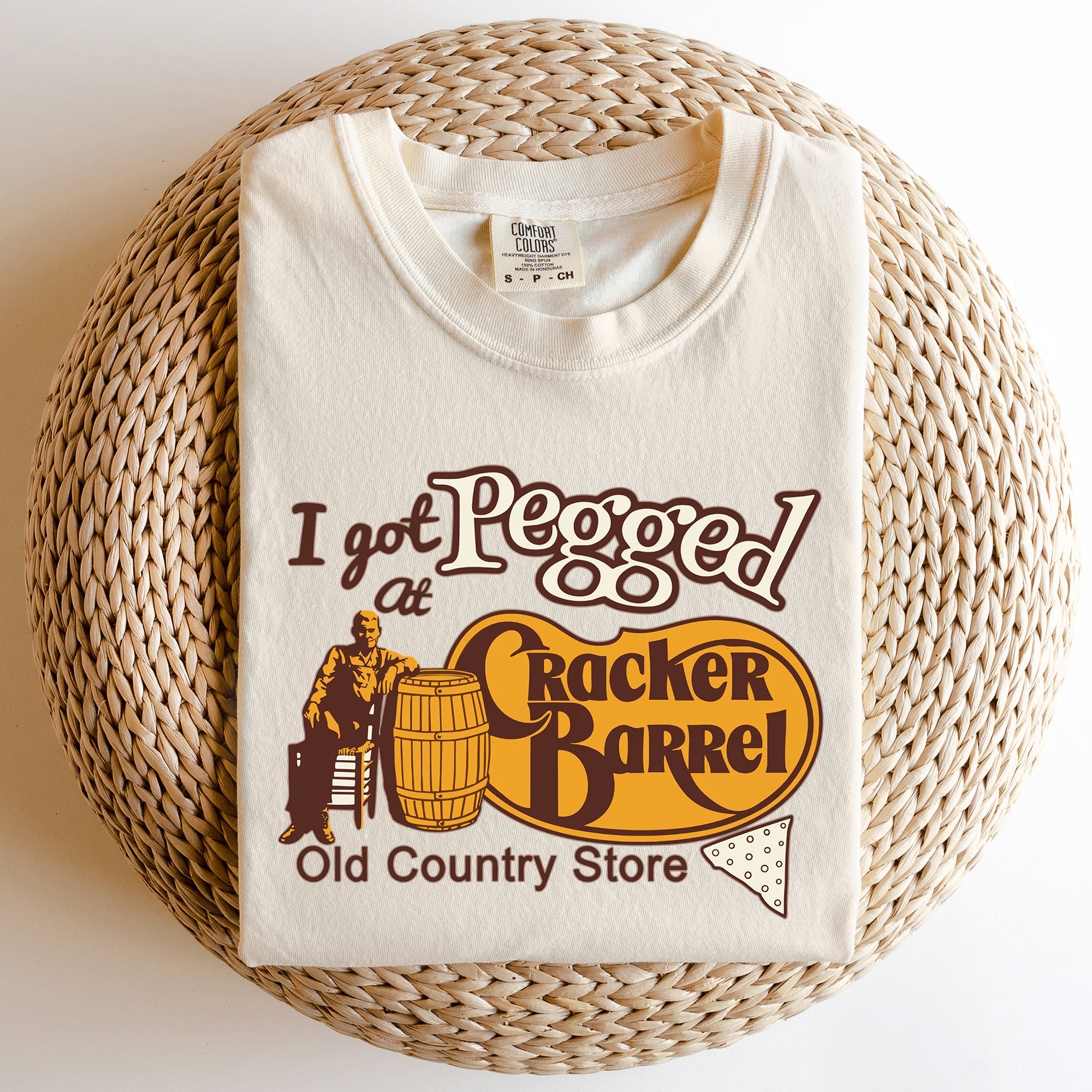 I Got Pegged At Cracker Barrel Hilarious Statement For Adults Who Appreciate Irreverent Bar Humor Comfort Colors Tee
