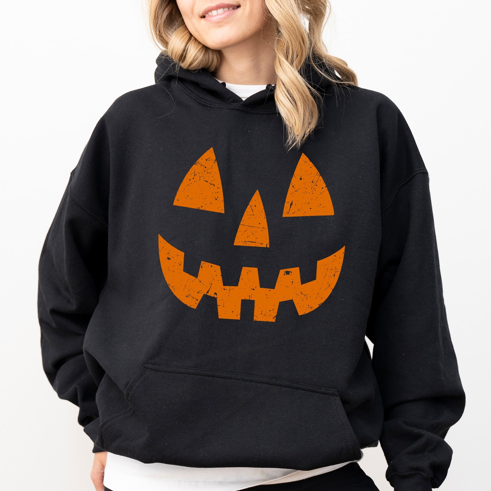 Jack-O-Lantern Pumpkin Halloween Spooky Trick Or Treat Witch Limited Edition Hooded Sweatshirt