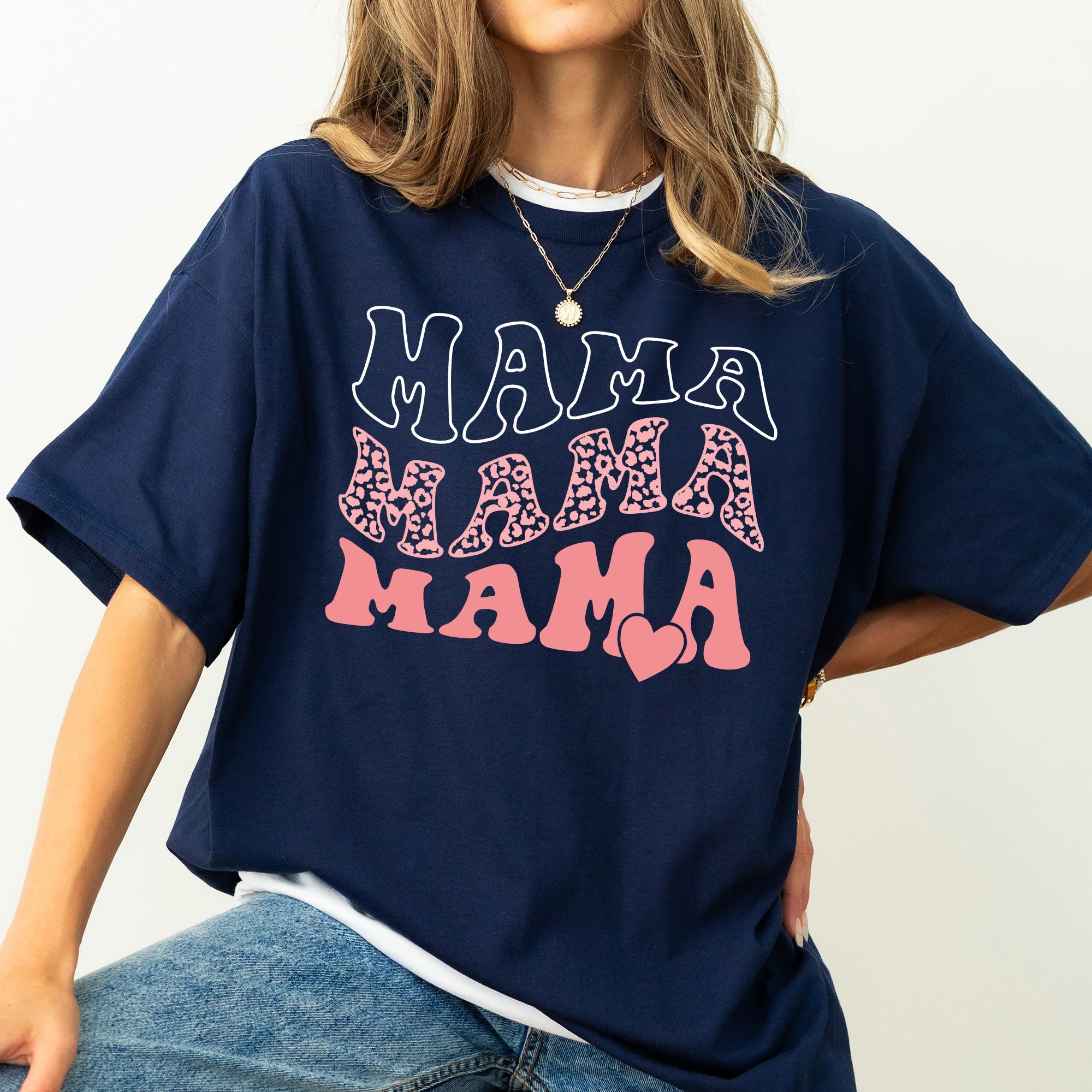 Retro Mama Vintage Inspired Classic Throwback Design For Everyday Wear Comfort Colors Tee