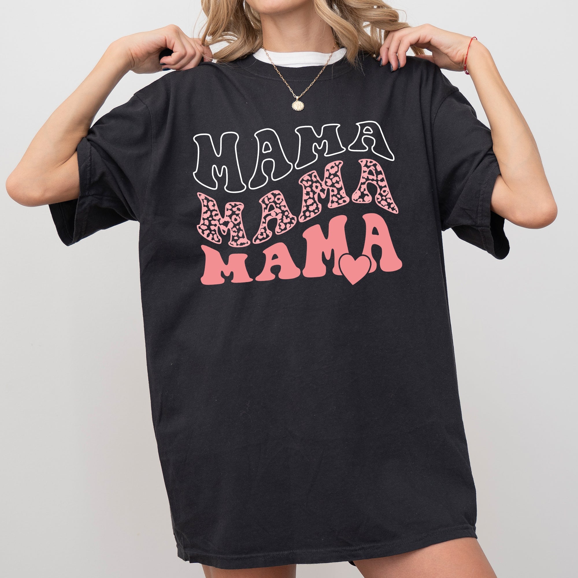 Retro Mama Vintage Inspired Classic Throwback Design For Everyday Wear Comfort Colors Tee