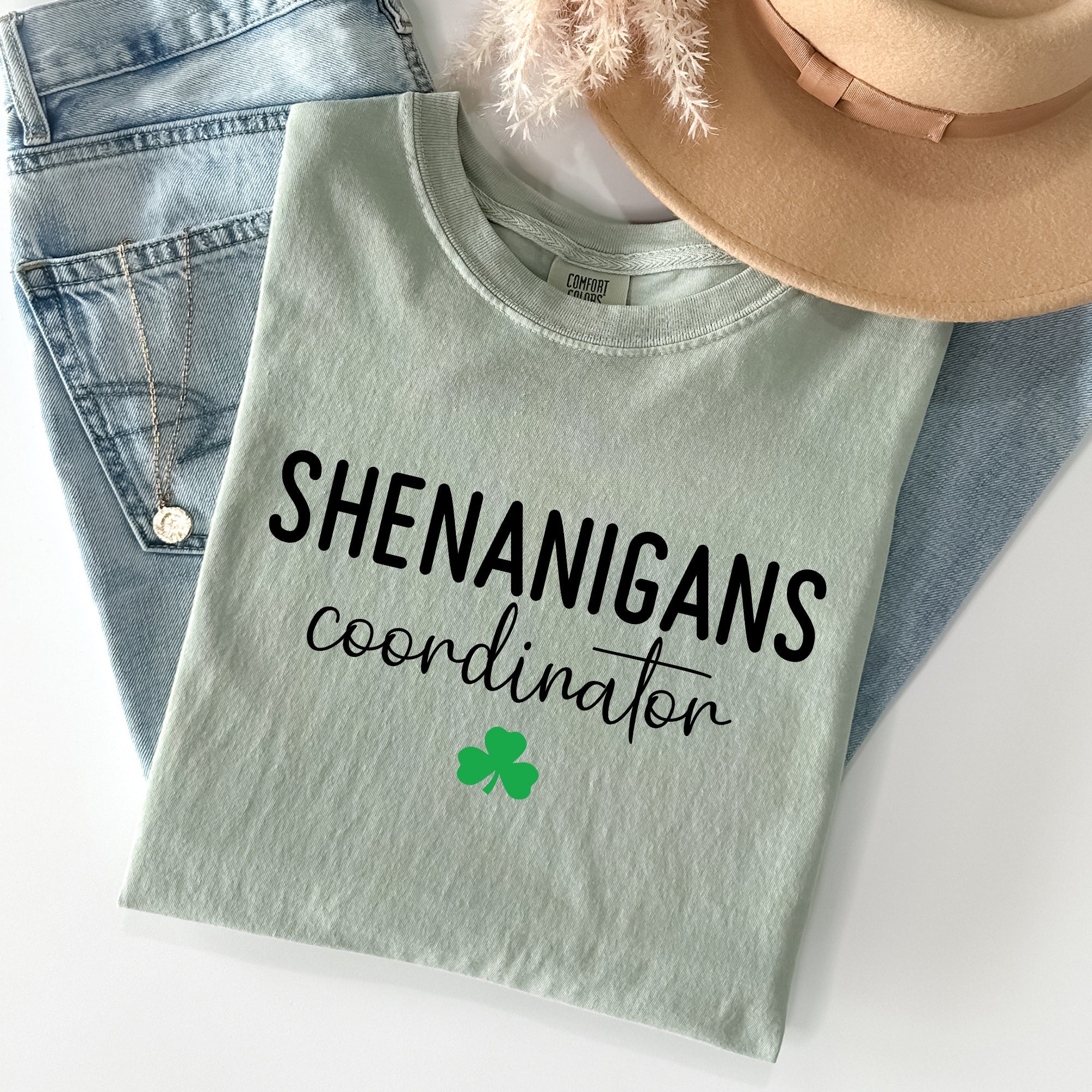 Shenanigans Coordinator, Funny St Patrick's Day Collectors Edition Comfort Colors Tee