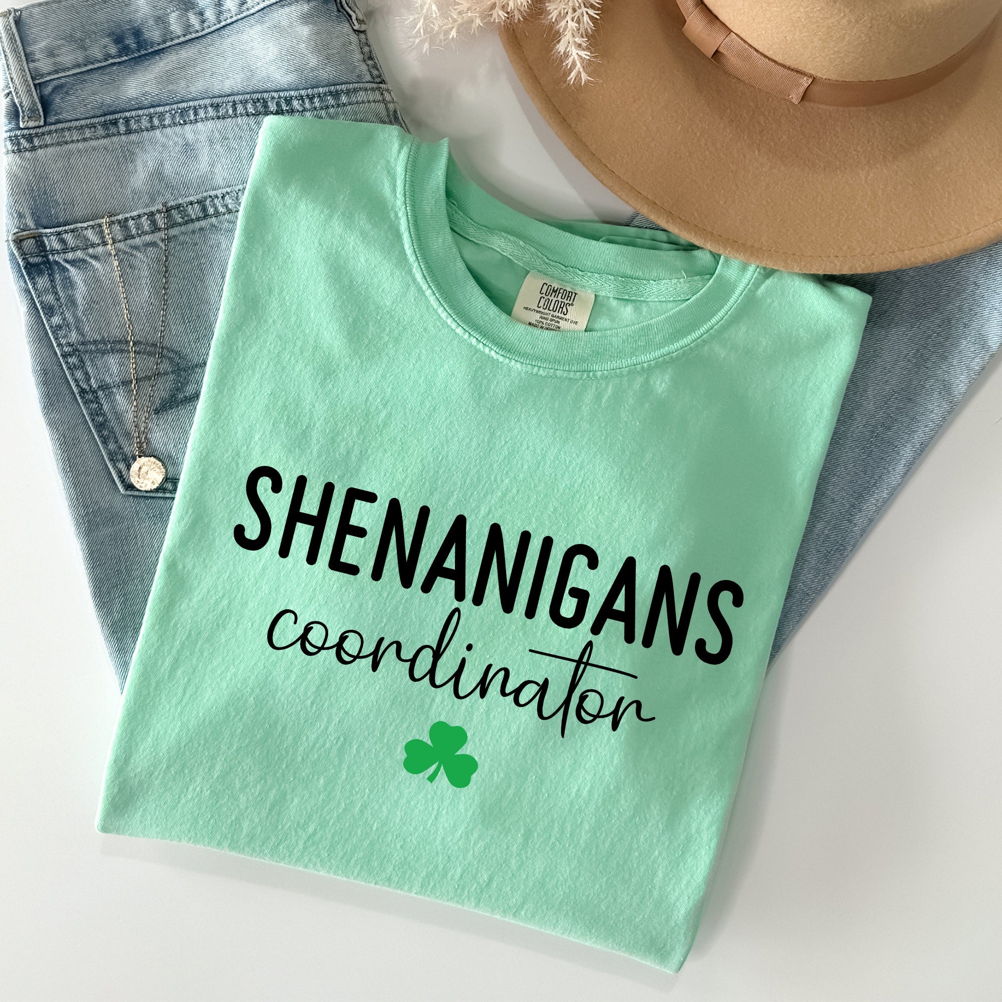 Shenanigans Coordinator, Funny St Patrick's Day Collectors Edition Comfort Colors Tee