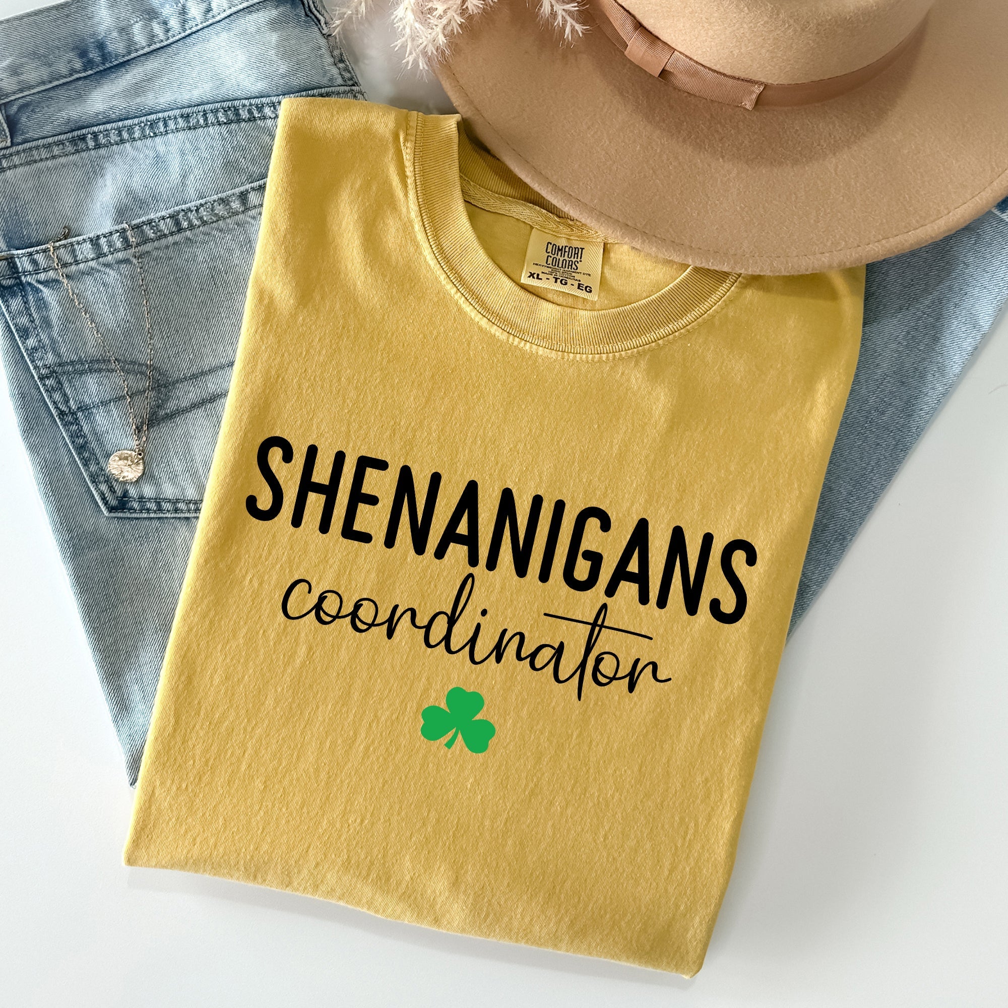 Shenanigans Coordinator, Funny St Patrick's Day Collectors Edition Comfort Colors Tee