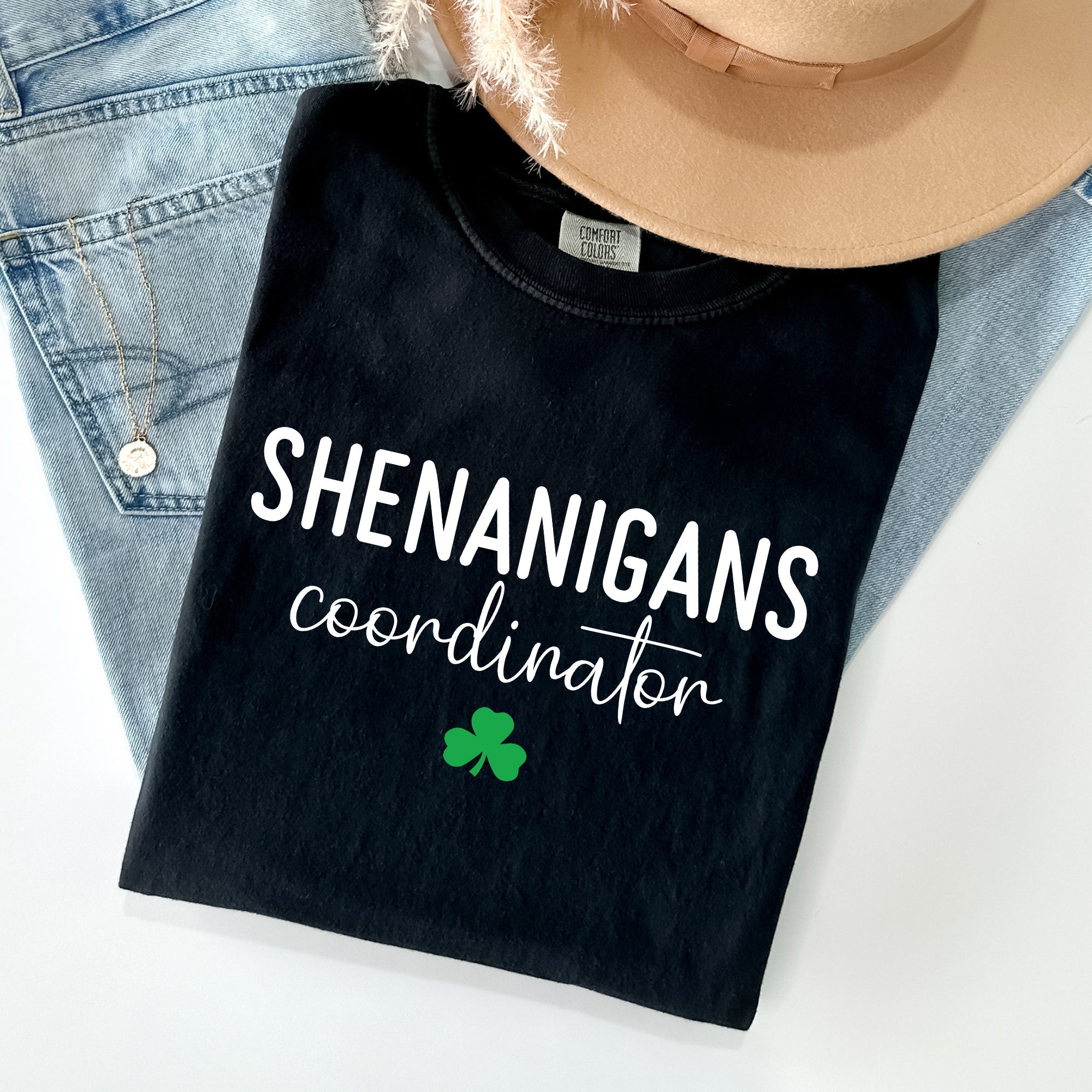 Shenanigans Coordinator, Funny St Patrick's Day Collectors Edition Comfort Colors Tee