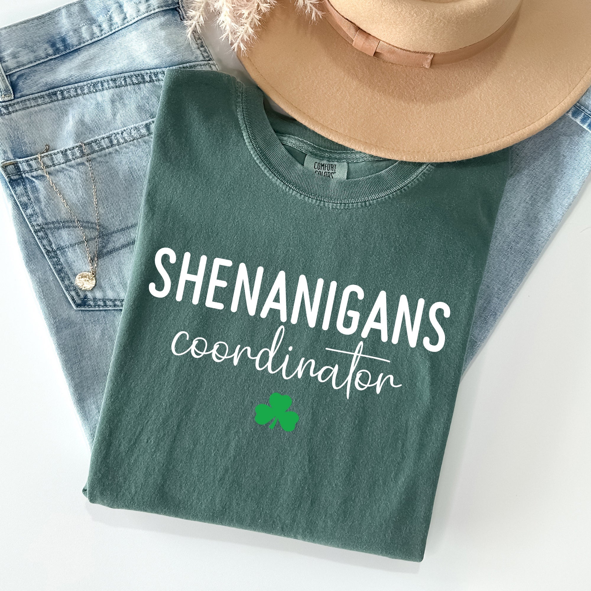 Shenanigans Coordinator, Funny St Patrick's Day Collectors Edition Comfort Colors Tee