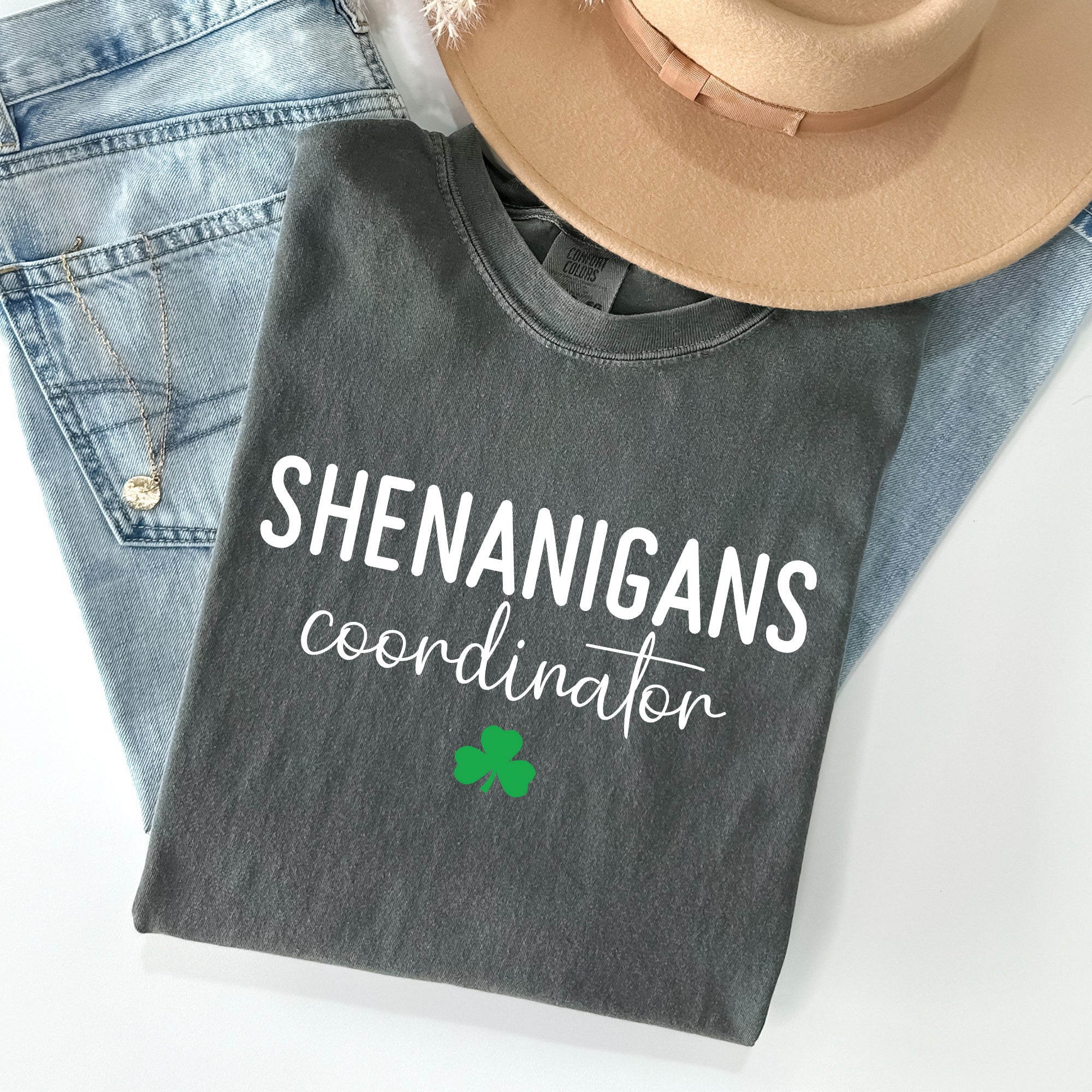 Shenanigans Coordinator, Funny St Patrick's Day Collectors Edition Comfort Colors Tee