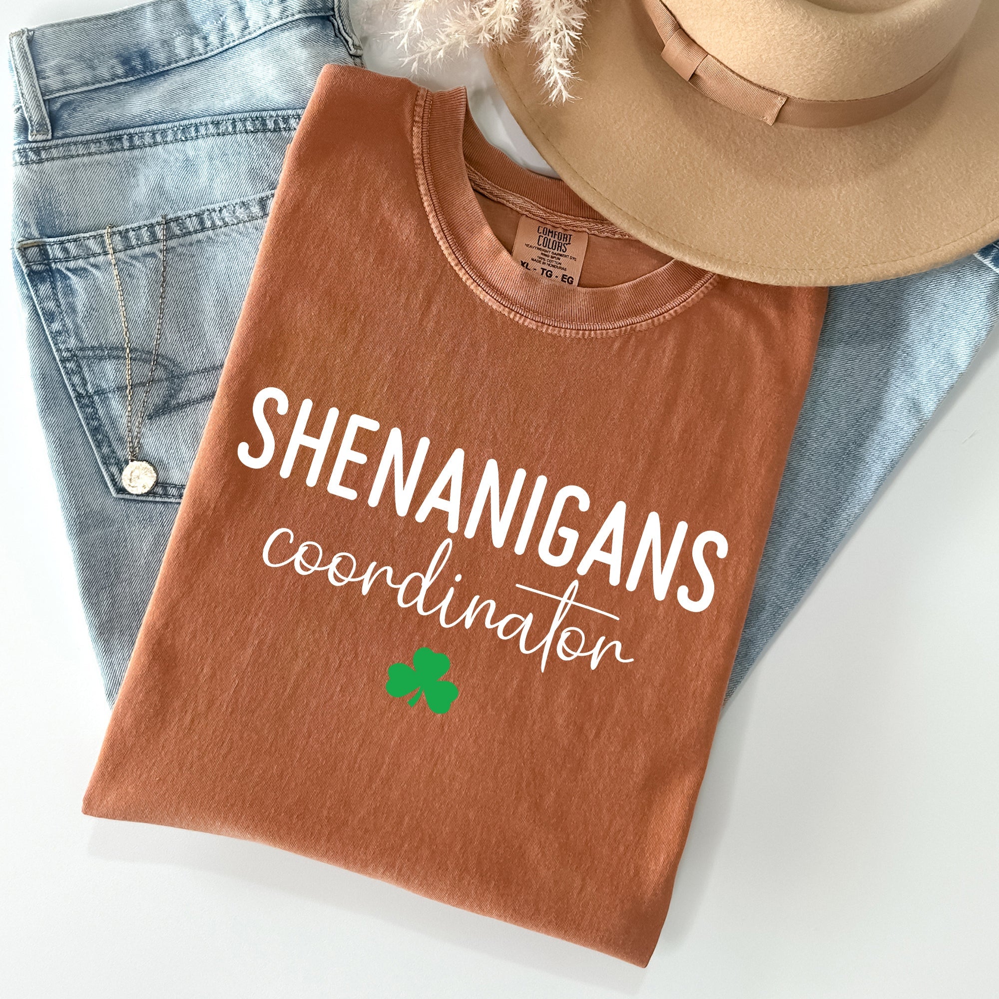 Shenanigans Coordinator, Funny St Patrick's Day Collectors Edition Comfort Colors Tee