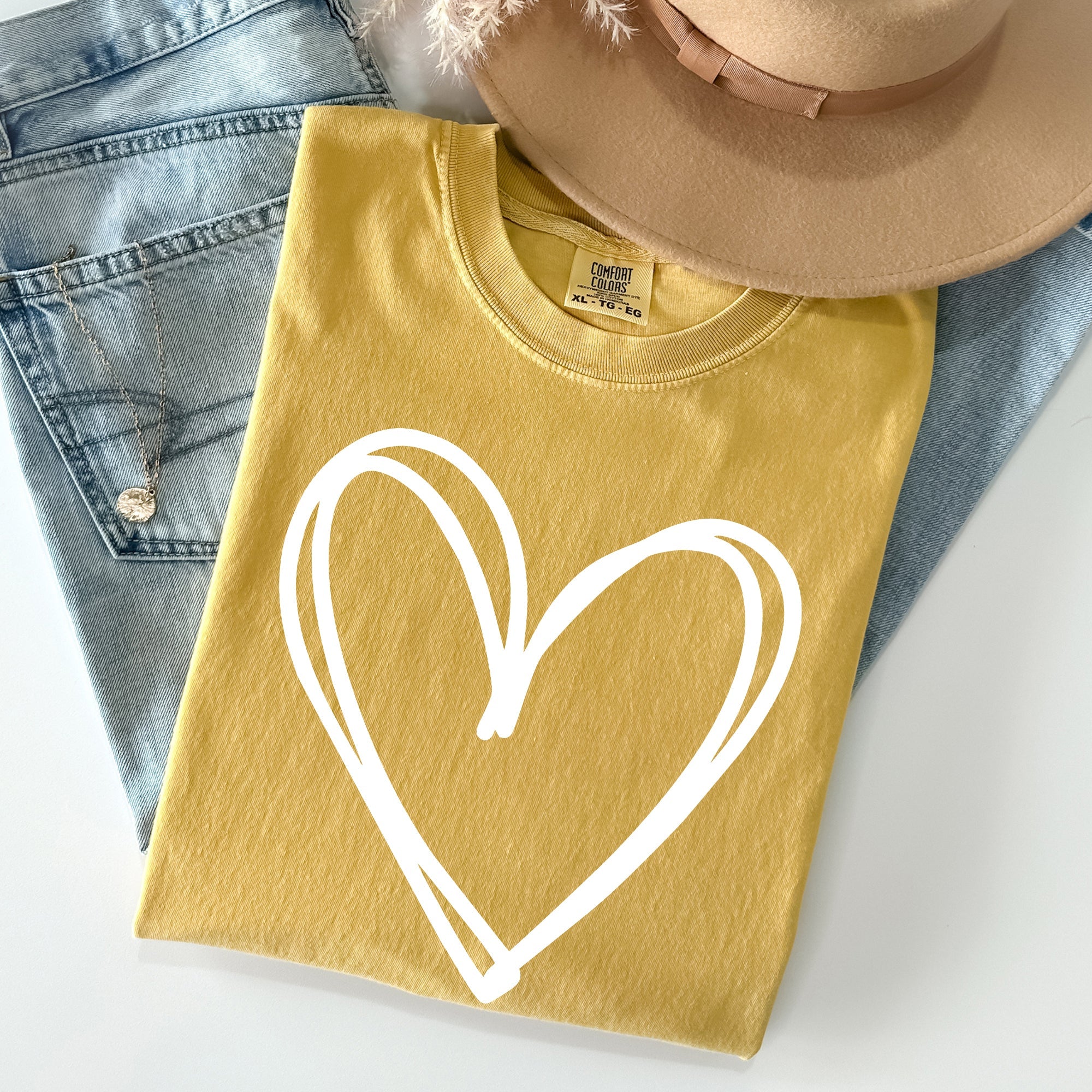 Double Heart St Patrick's Day Vintage Emblem Celebrates Irish Heritage Comfort Colors Tee