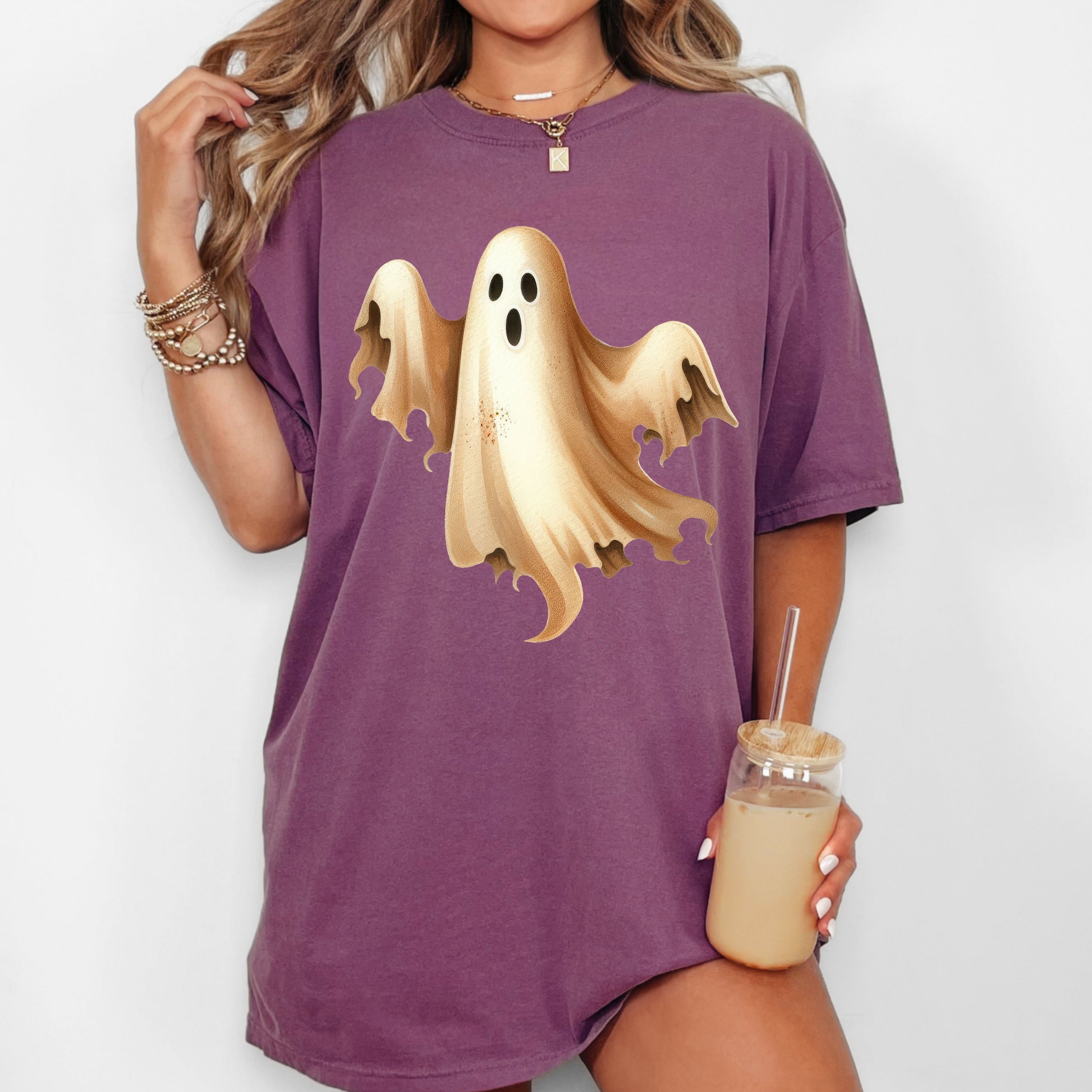 Ghost Vintage Western Witch Aesthetic Meme Halloween Collectors Edition Comfort Colors Tee
