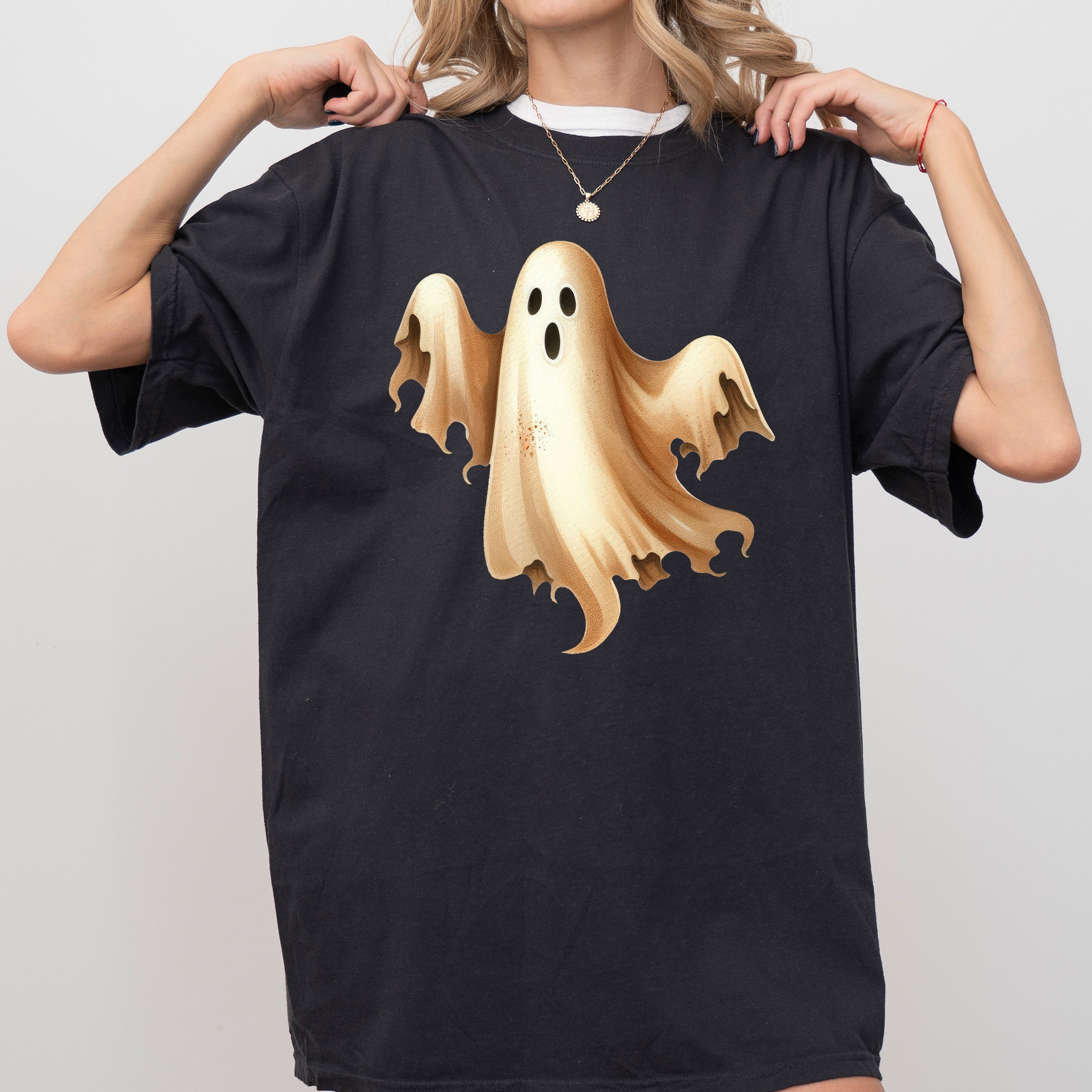 Ghost Vintage Western Witch Aesthetic Meme Halloween Collectors Edition Comfort Colors Tee