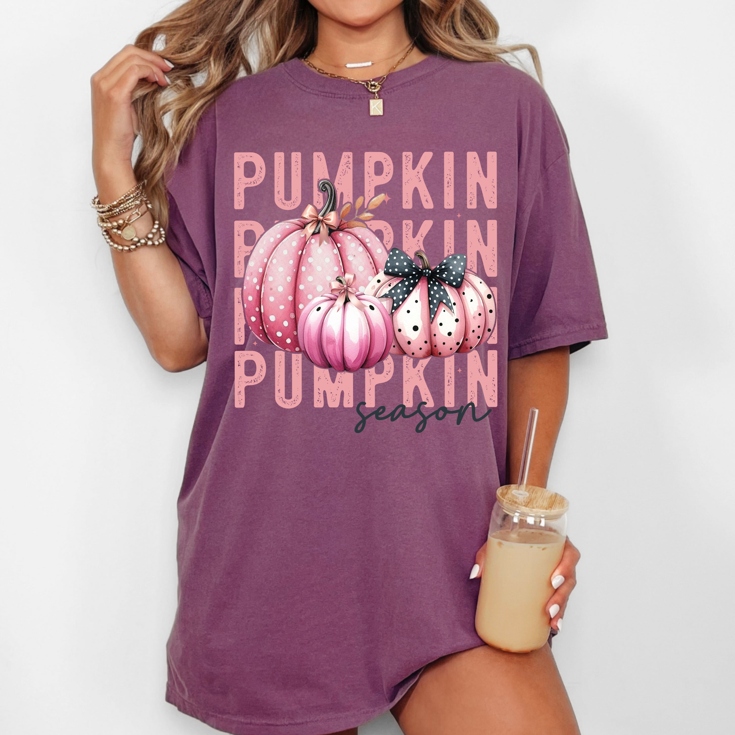 Pumpkin Season Skeleton Ghost Vintage Western Witch Meme Halloween Comfort Colors Tee