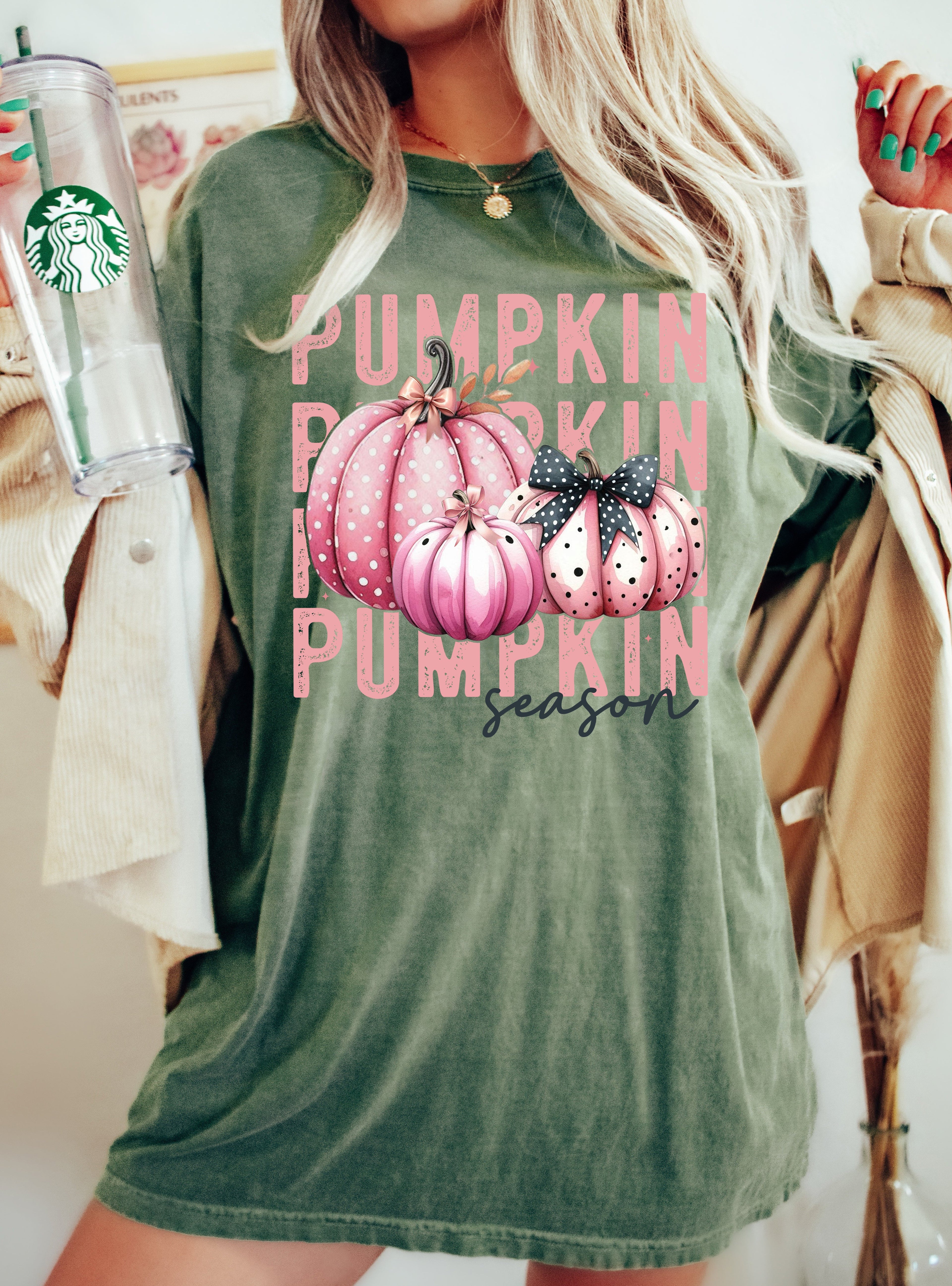 Pumpkin Season Skeleton Ghost Vintage Western Witch Meme Halloween Comfort Colors Tee
