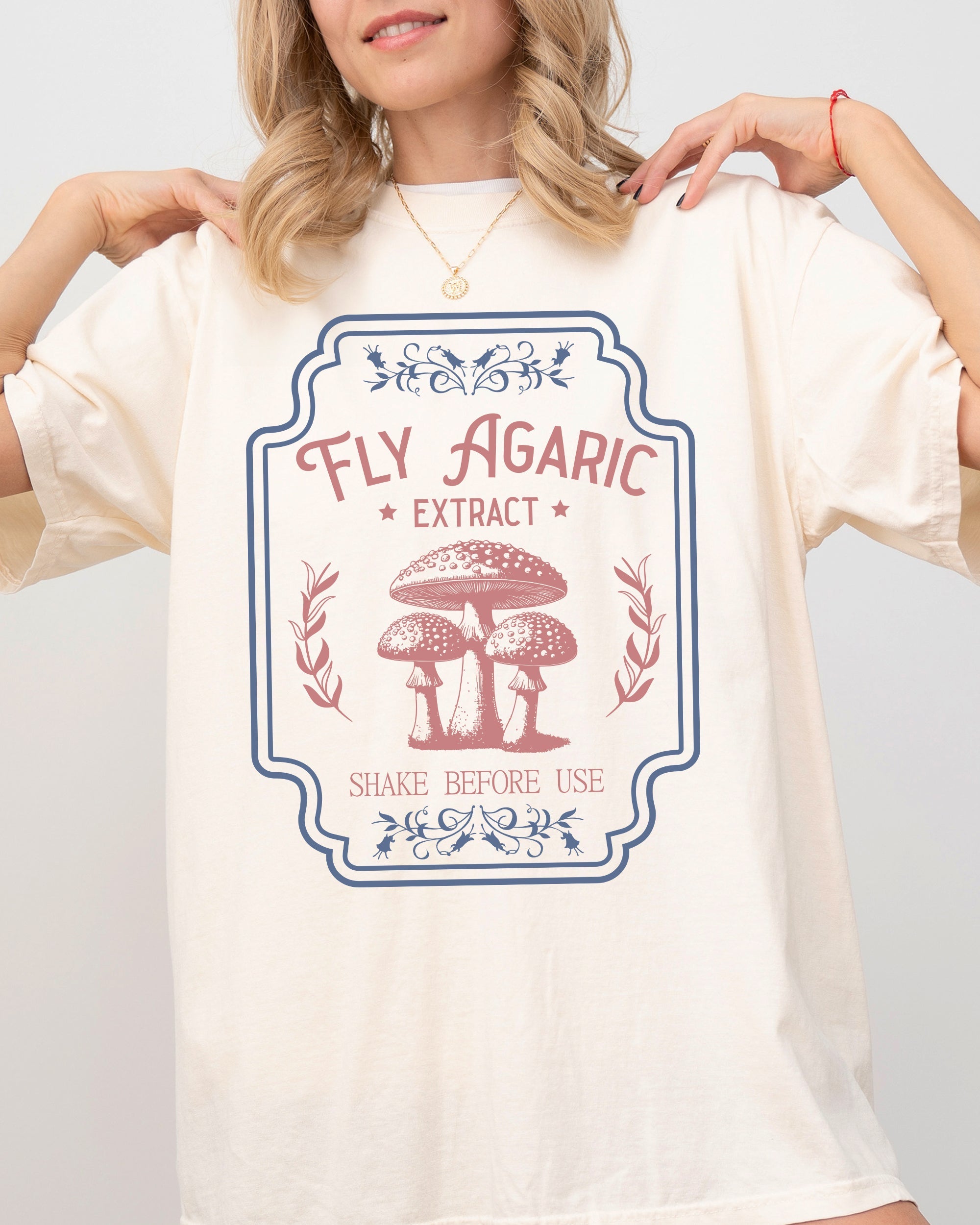 Fly Agaric Vintage Mushroom Western Witch Halloween Meme Costume Comfort Colors Tee