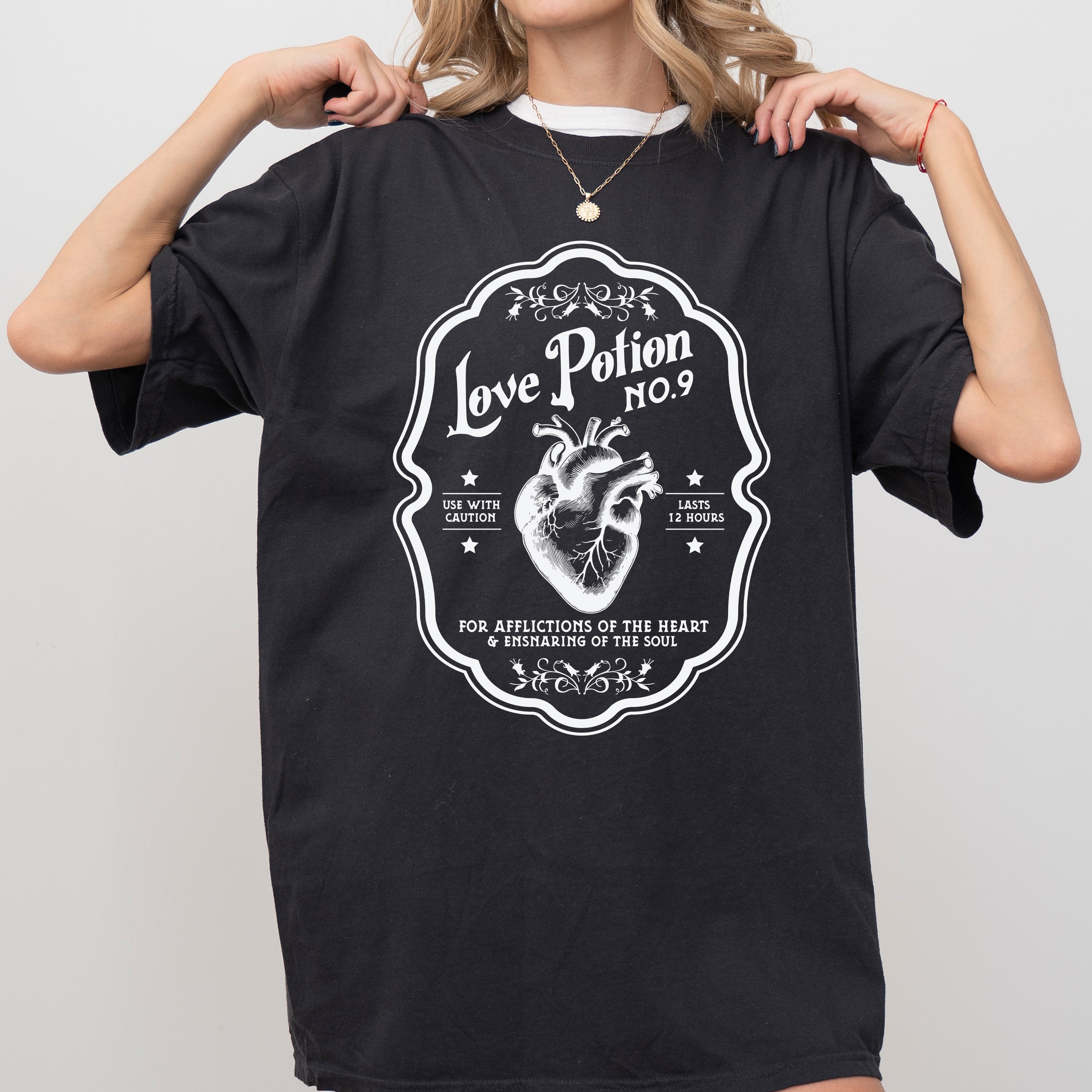 Love Potion Vintage Western Witch Meme Halloween Costume Limited Edition Comfort Colors Tee