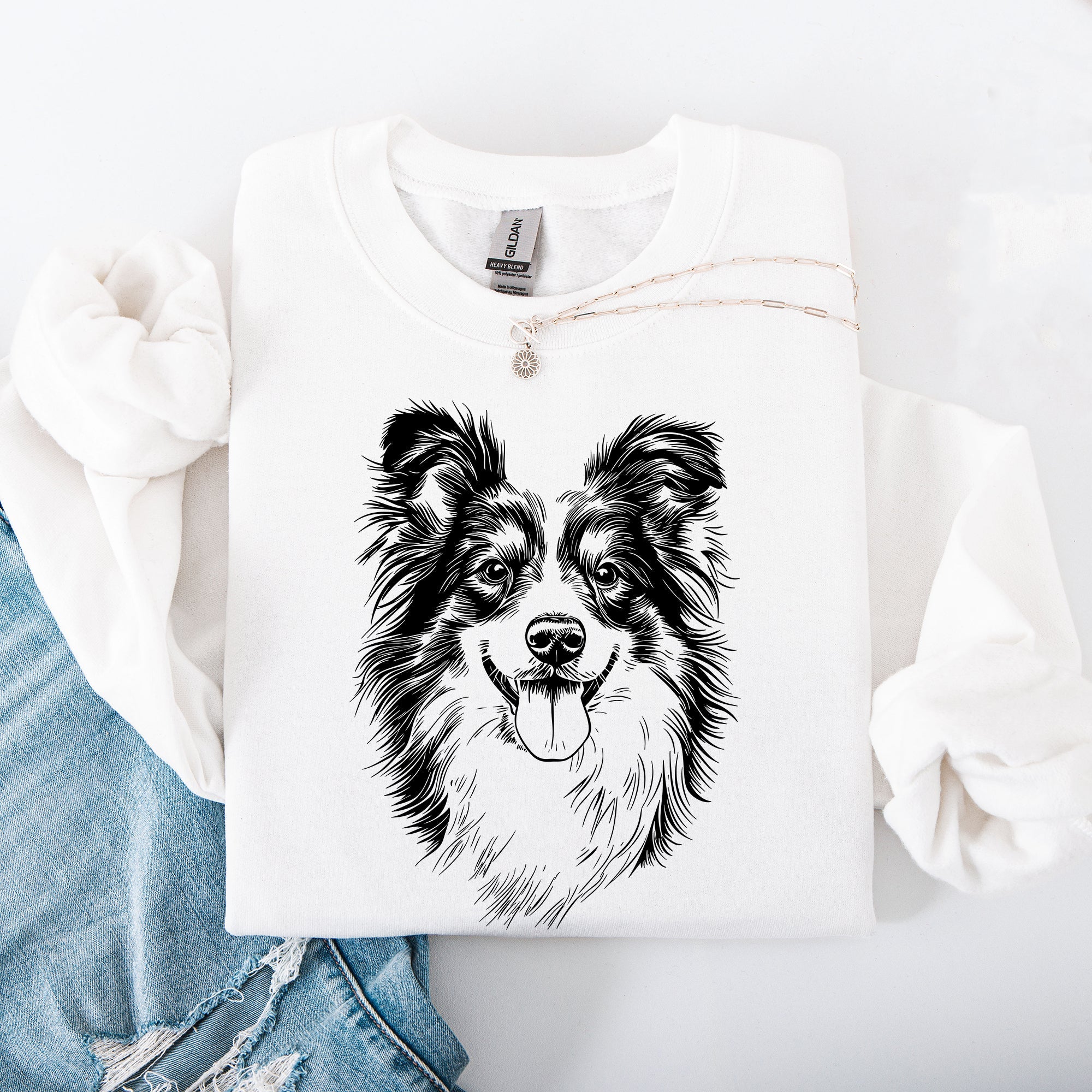 Heritage Sheltie Love Shetland Sheepdog Breed Enthusiast Appreciation Sweatshirt
