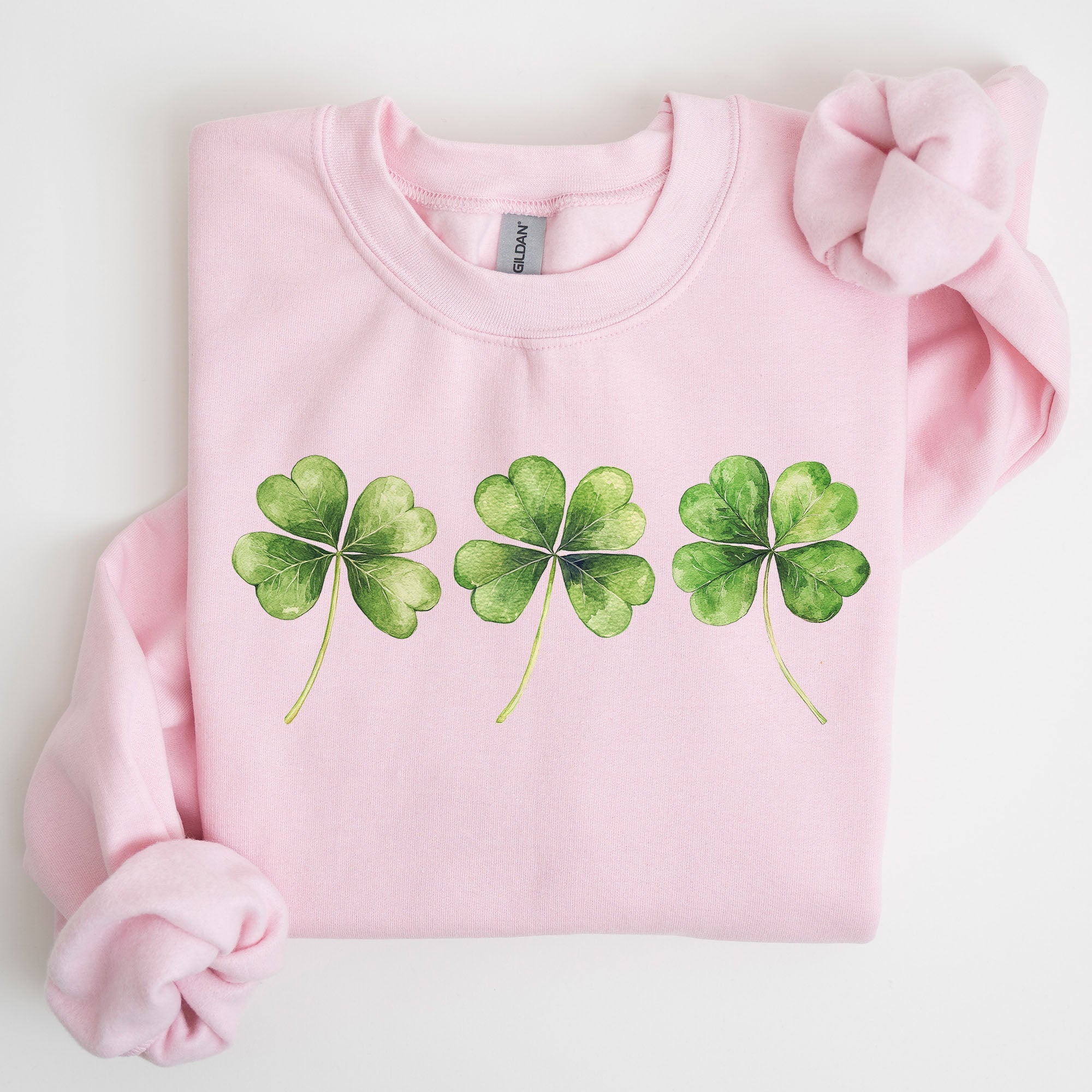 Shamrock Clover Retro St Paddy's Day Lucky Irish Charm Irish Heritage Sweatshirt