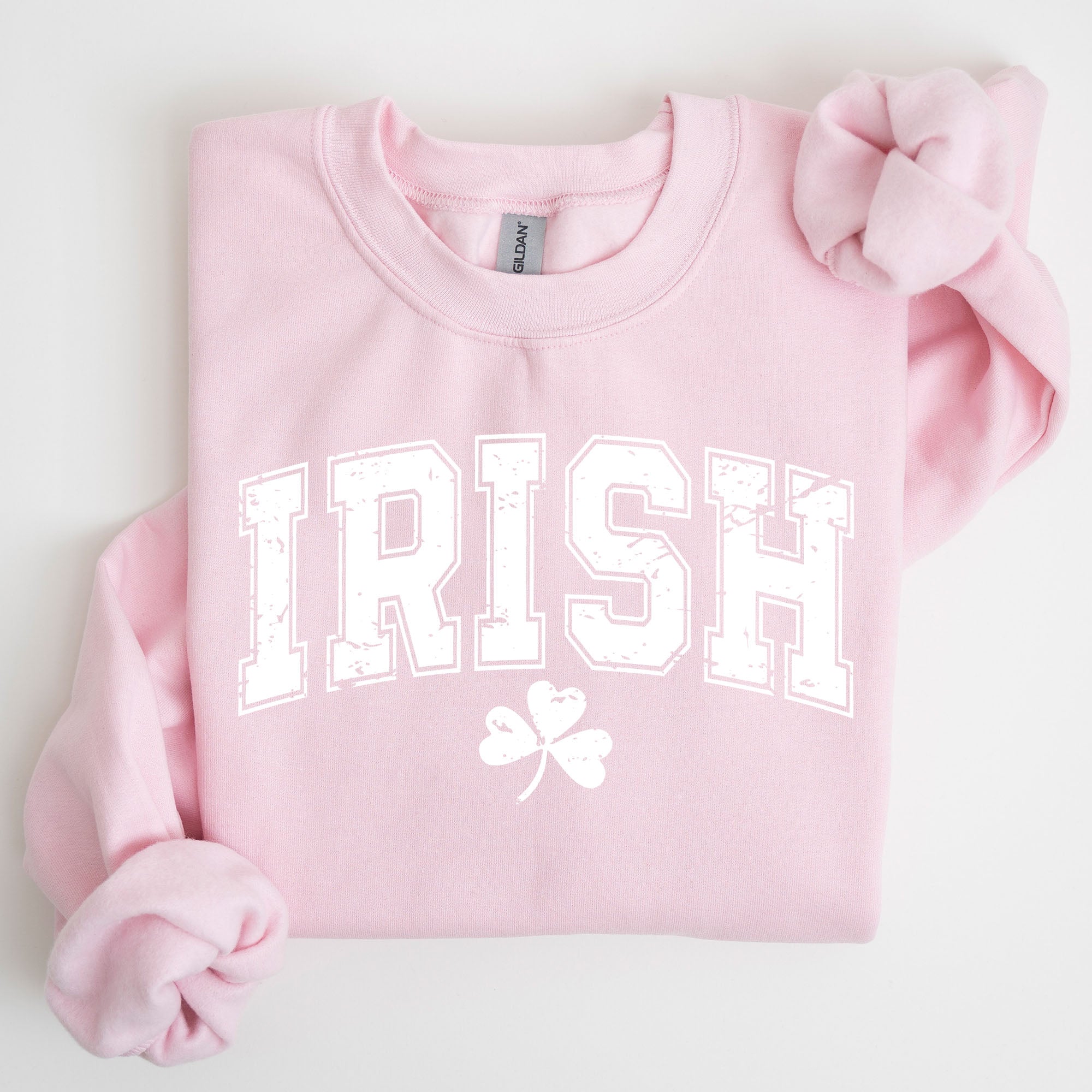 Irish Lucky St Patrick's Day Clover Shamrock Lucky Charm Festive Celebration Sweatshirt
