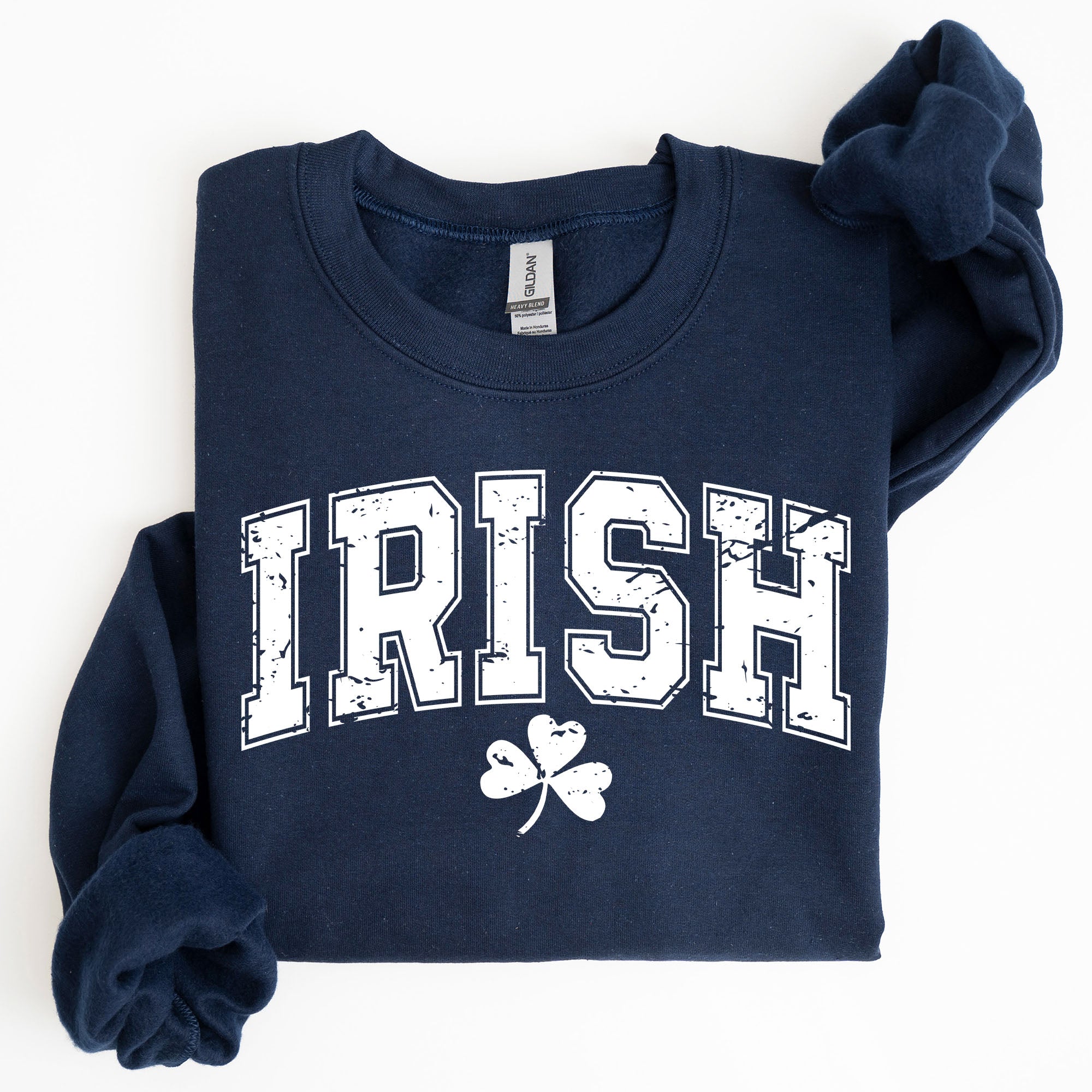 Irish Lucky St Patrick's Day Clover Shamrock Lucky Charm Festive Celebration Sweatshirt