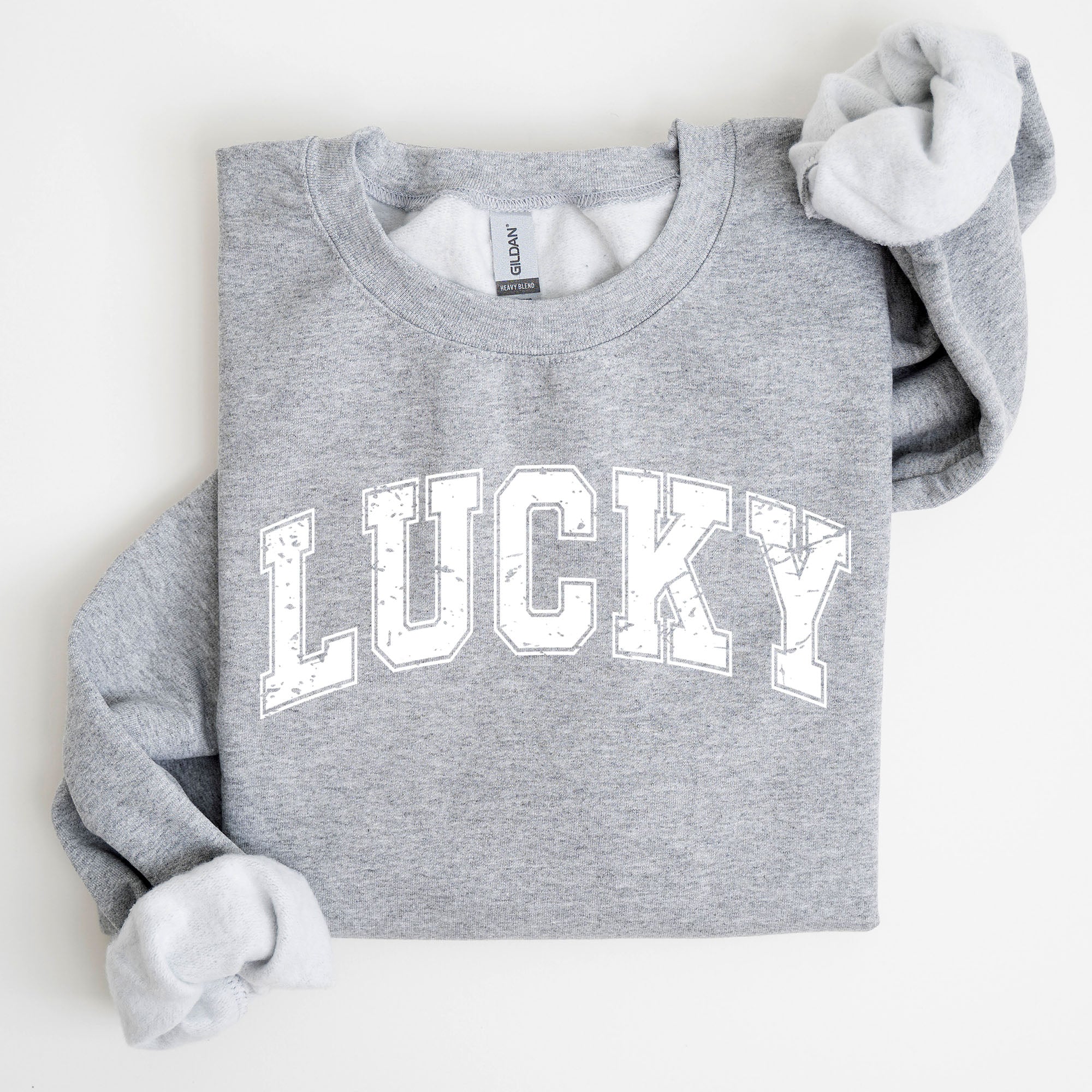 Lucky St Patrick's Day Coquette Bow Clover Shamrock Irish Lucky Charm Sweatshirt