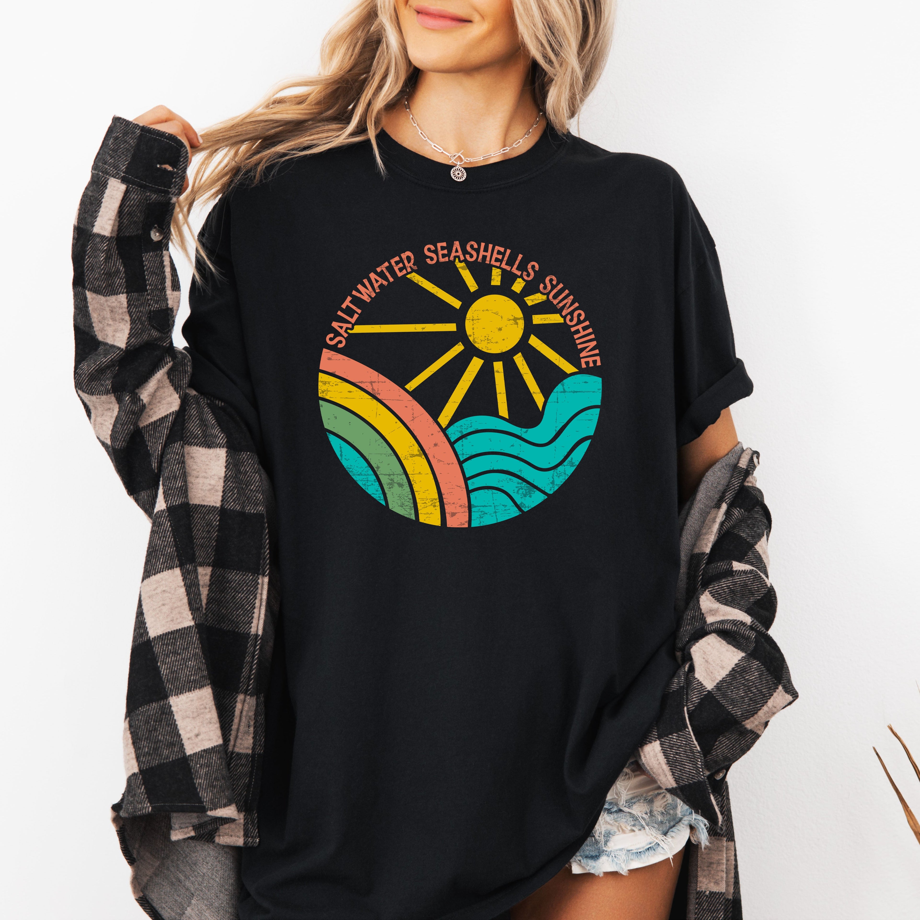 Vintage Sunshine Summer Lake Retro Lakeside Edition Beachside Memories Nostalgia Comfort Colors Tee