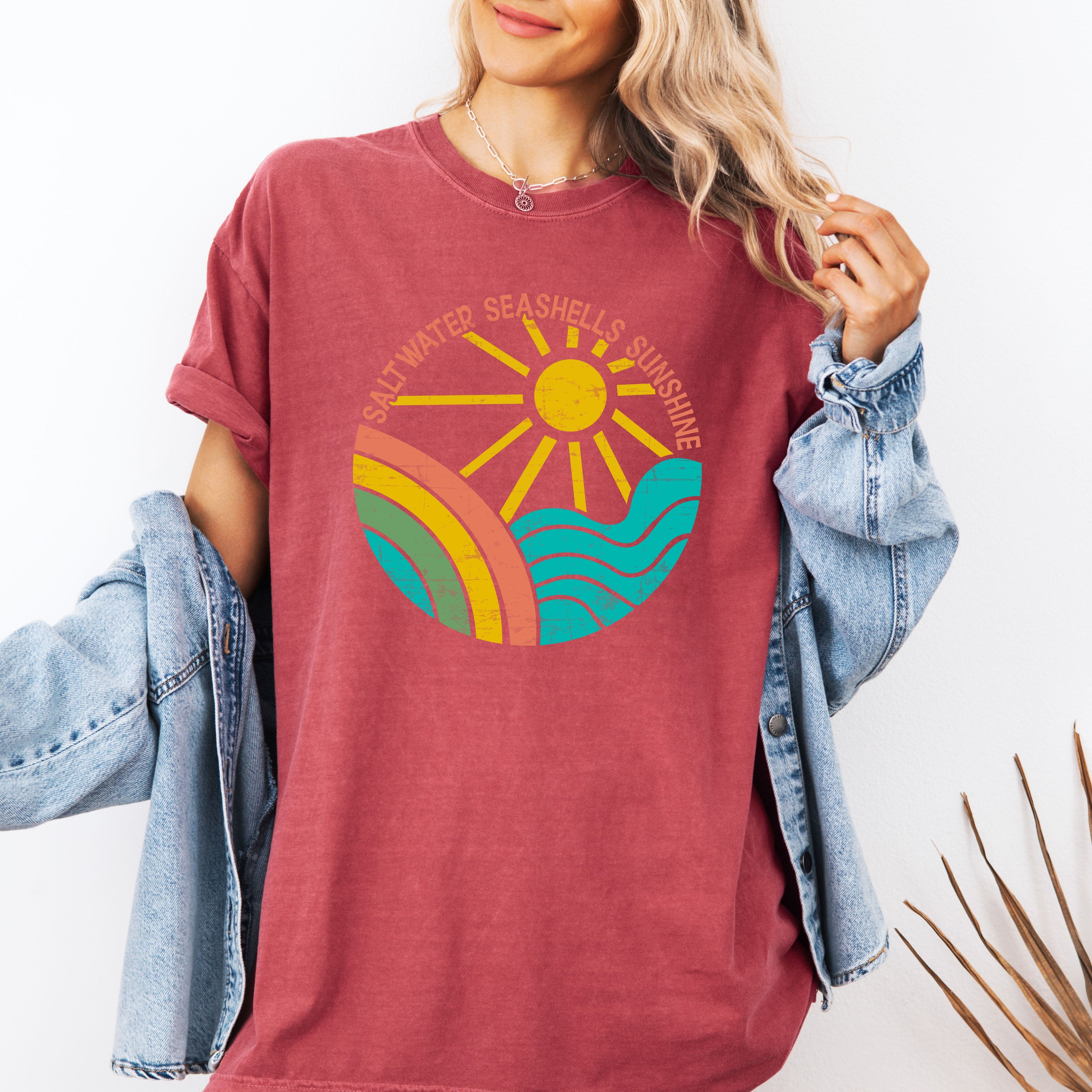 Vintage Sunshine Summer Lake Retro Lakeside Edition Beachside Memories Nostalgia Comfort Colors Tee