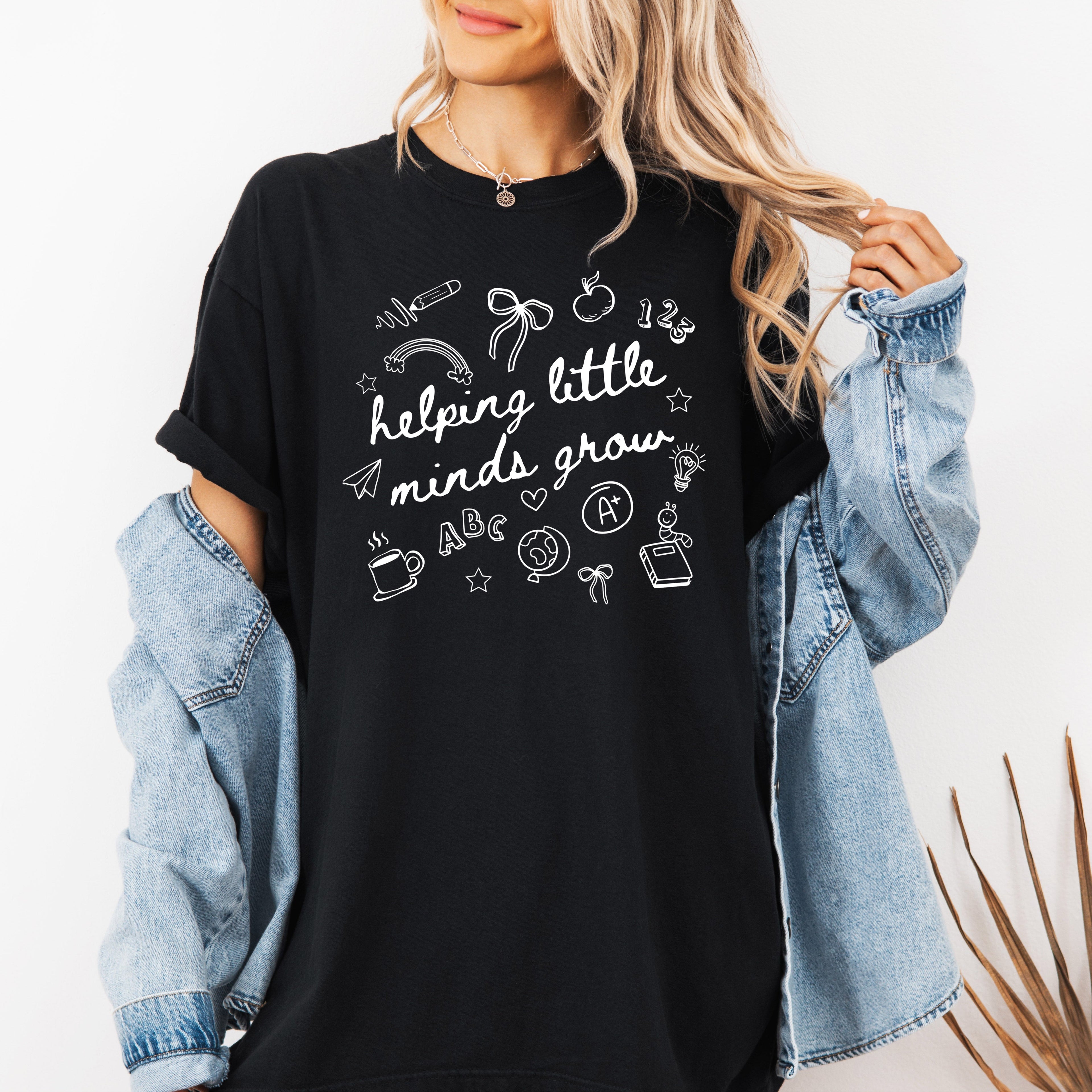 Helping Little Minds Grow Comfort Colors Tee