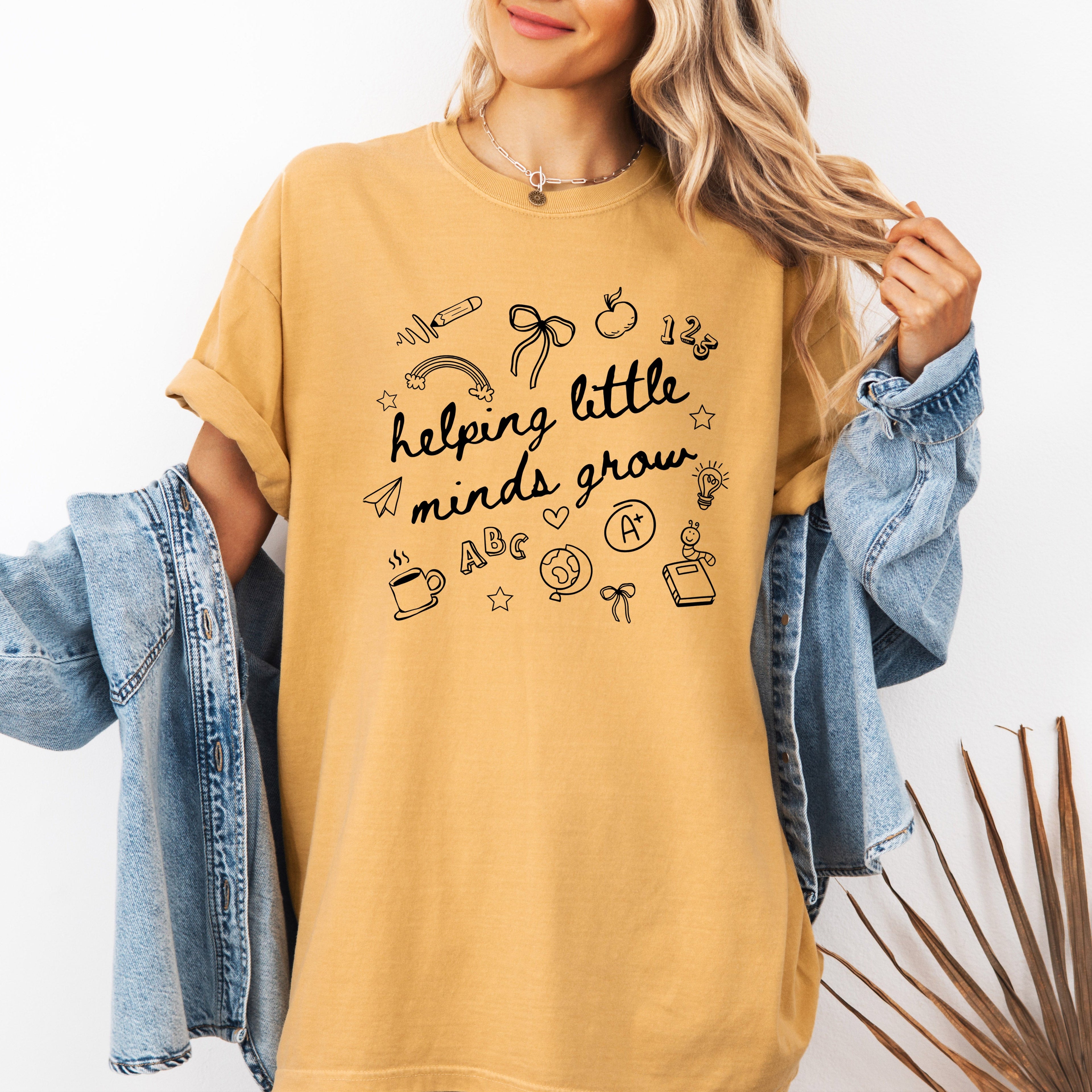 Helping Little Minds Grow Comfort Colors Tee