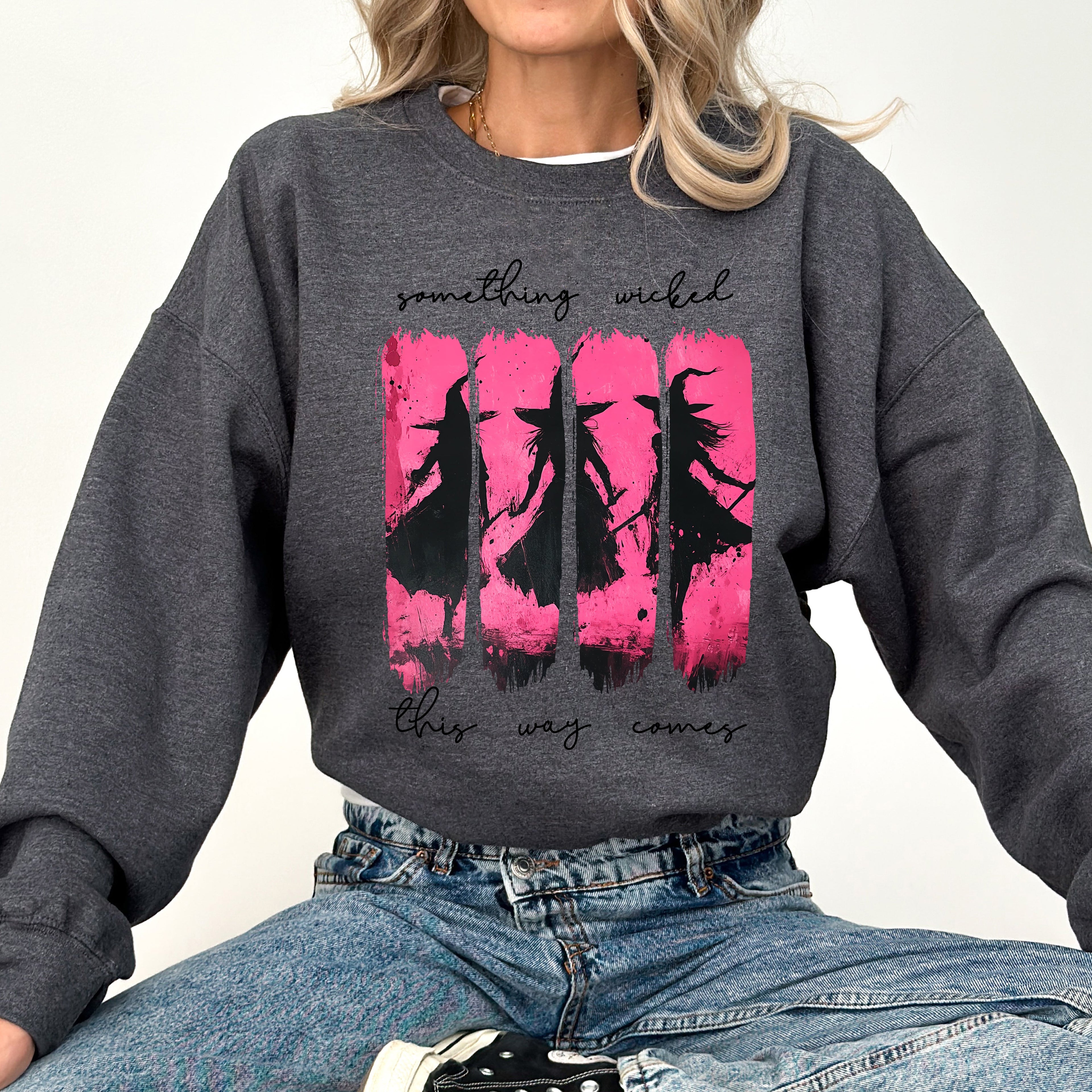 What If The Anxious Skeleton Ghost Western Vintage Pumpkin Cowgirl Spooky Graphic Sweatshirt