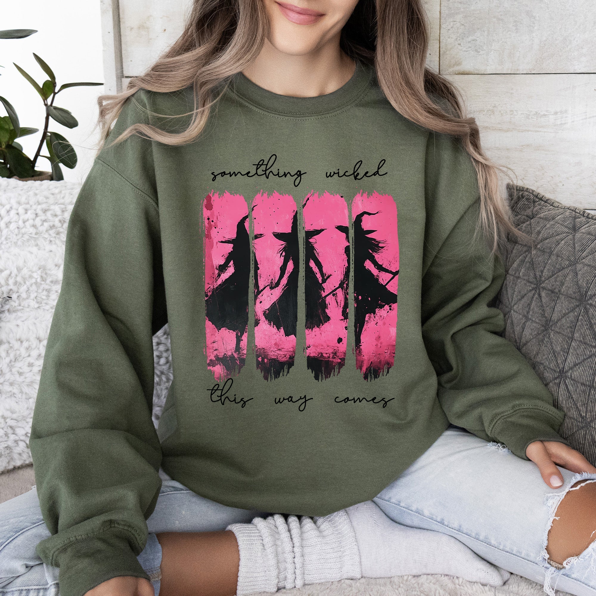 What If The Anxious Skeleton Ghost Western Vintage Pumpkin Cowgirl Spooky Graphic Sweatshirt