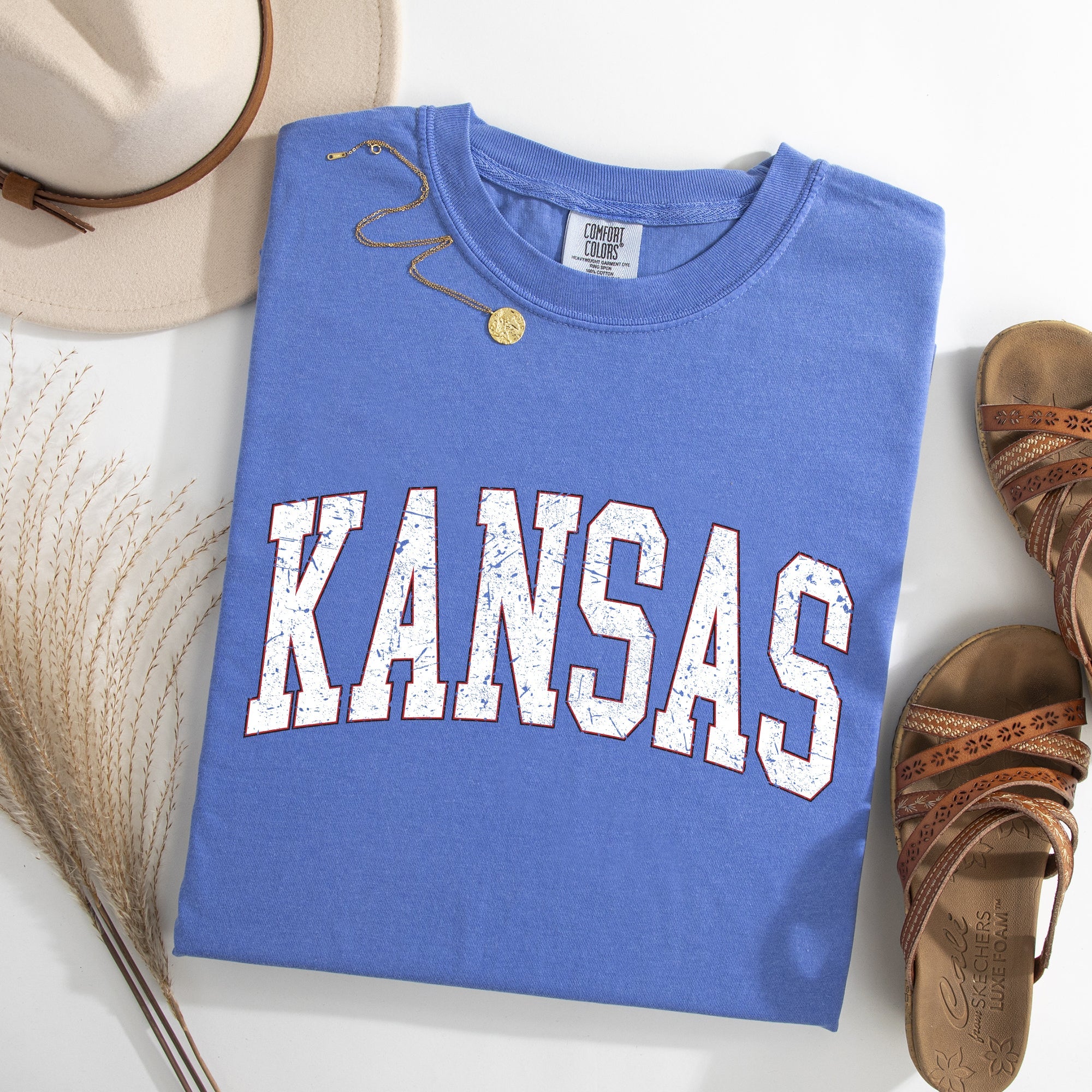 Kansas State University Football Tailgate Party Game Day Big Game Touchdown Comfort Colors Tee
