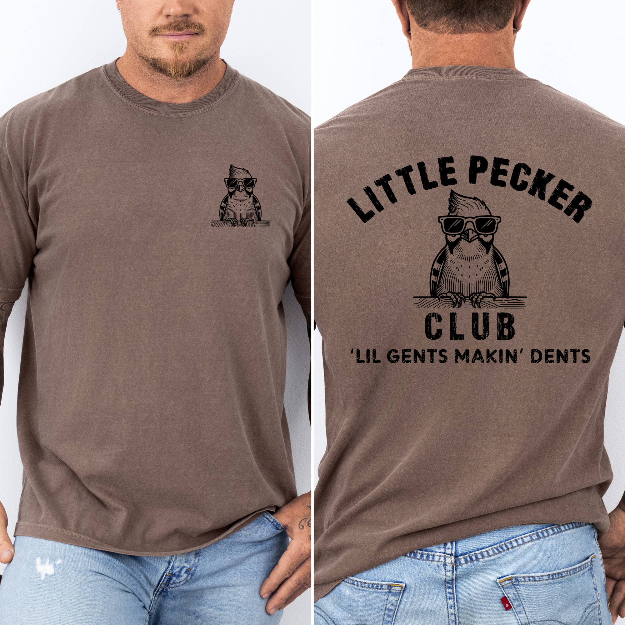 Little Pecker Club Official Father's Day For Dads Premium Limited Edition Comfort Colors Tee