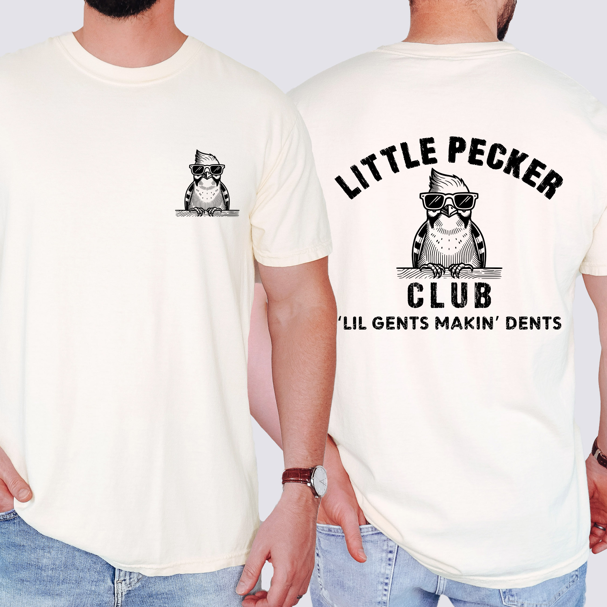 Little Pecker Club Official Father's Day For Dads Premium Limited Edition Comfort Colors Tee