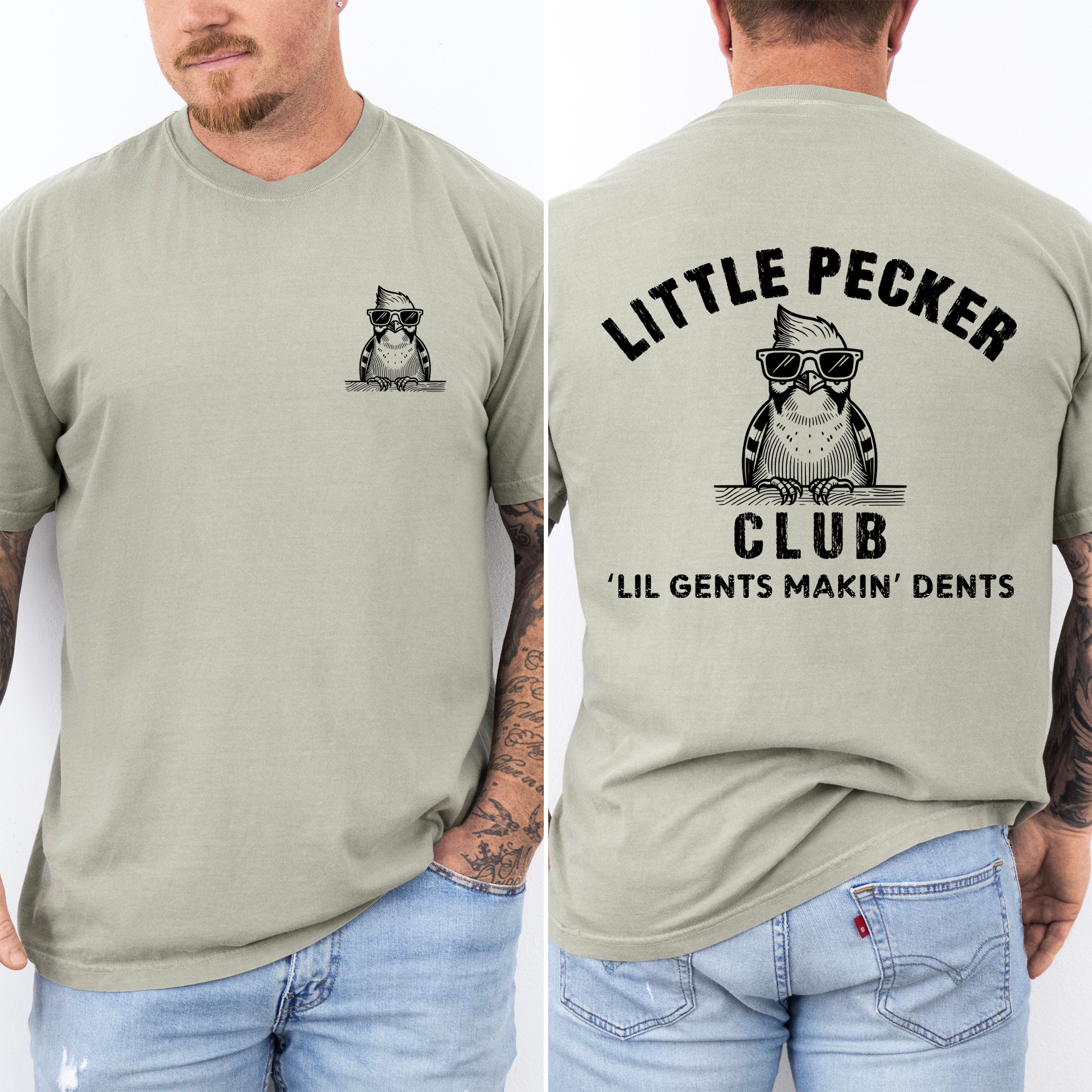 Little Pecker Club Official Father's Day For Dads Premium Limited Edition Comfort Colors Tee