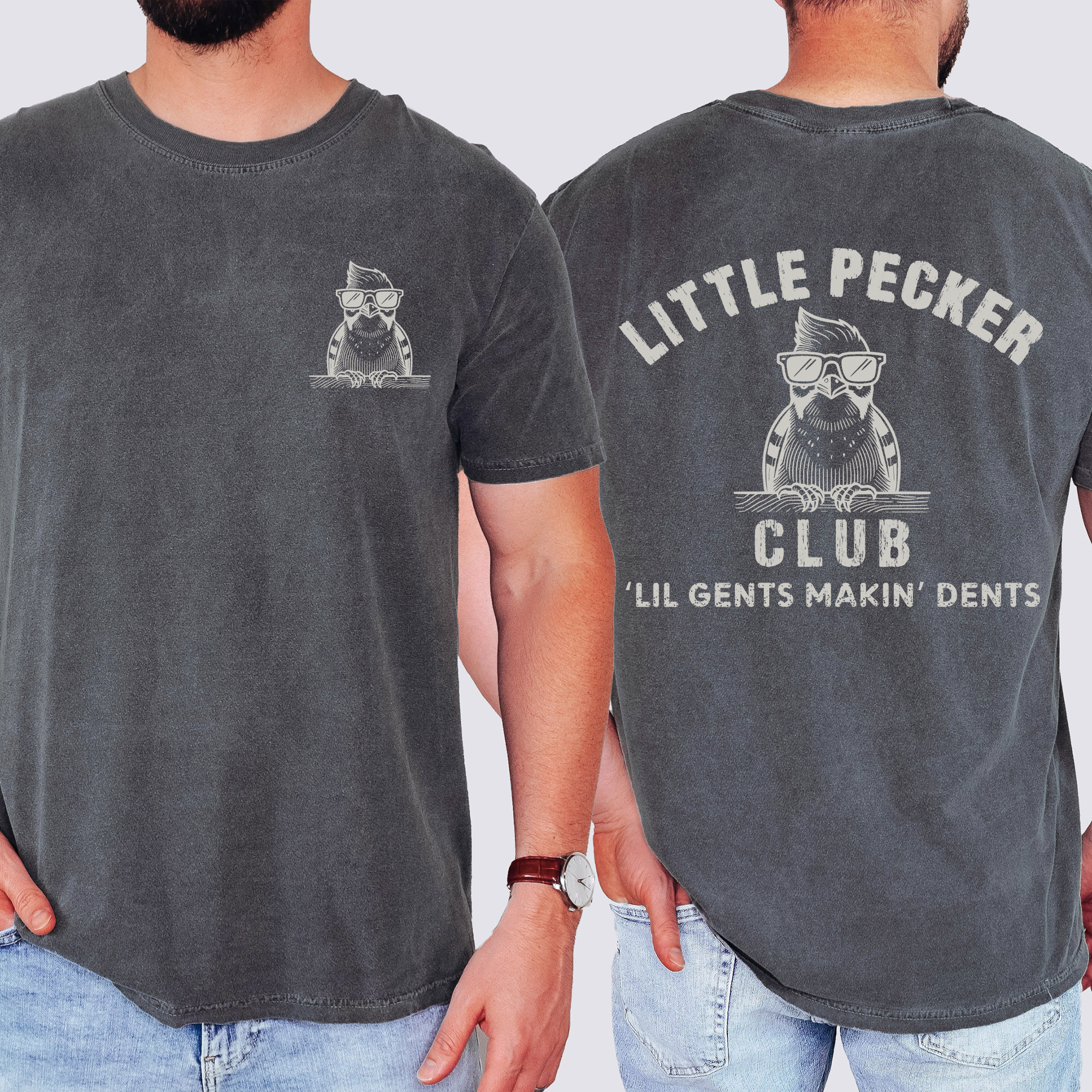 Little Pecker Club Official Father's Day For Dads Premium Limited Edition Comfort Colors Tee