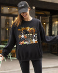 Long Live Halloween Spooky Scene Witch Skeleton Ghost Haunted Classic Graphic Sweatshirt
