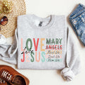 Love Like Jesus Christmas Christian Gospel Faith Religious Expression Sweatshirt