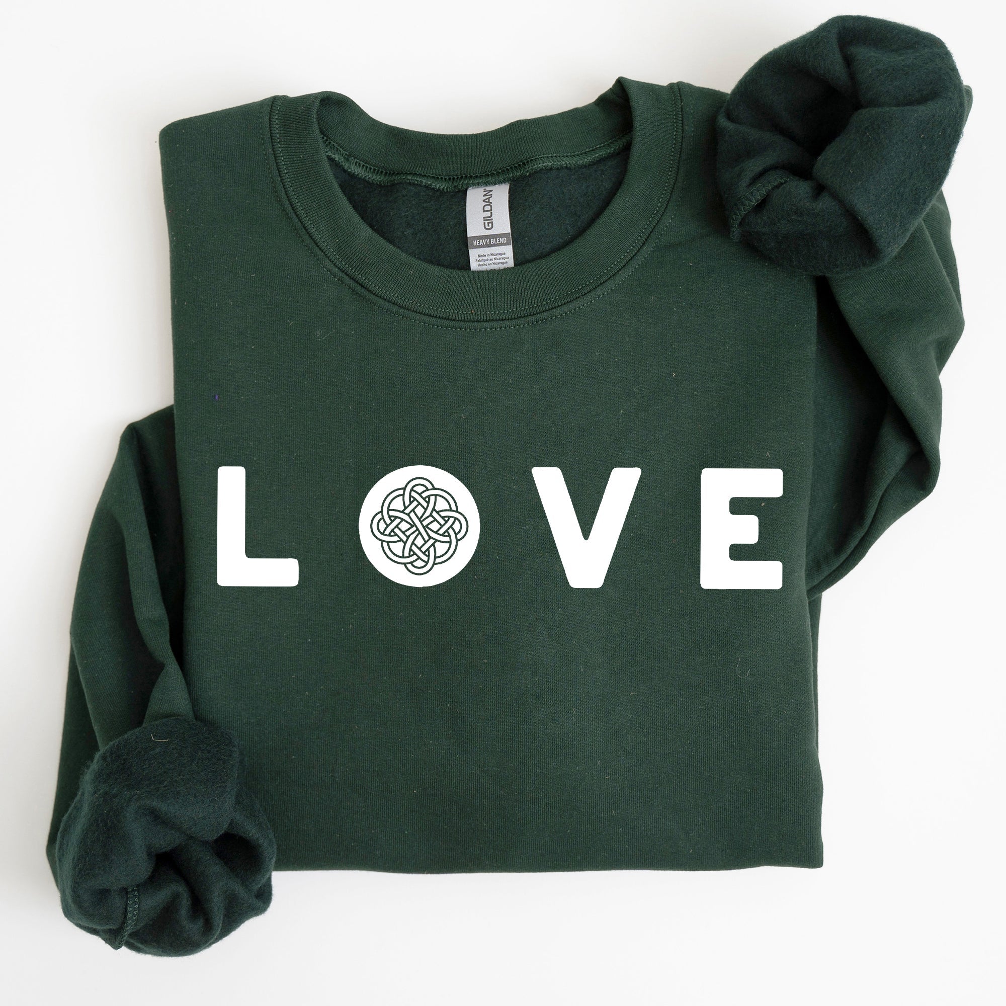 Love Celtic Ireland St Patrick's Day Celtic Heritage Pride Celebration For Irish Lovers Sweatshirt