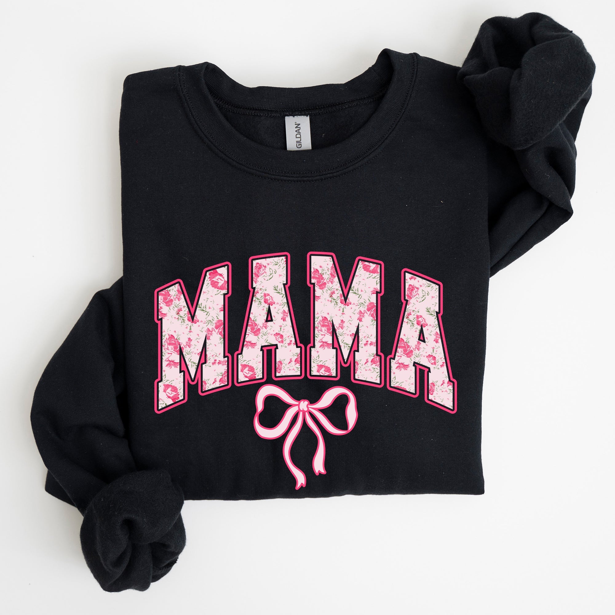 Mama Coquette Pink Bows Trend Girly Soft Girl Era Capsule Edition Line Sweatshirt