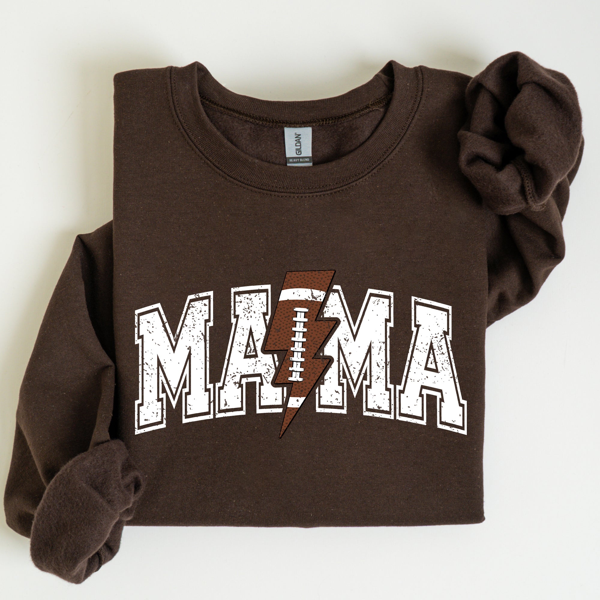 Mama Lightning Bolt Football Game Day Tailgate Party Fan Favorite Team Spirit Sweatshirt