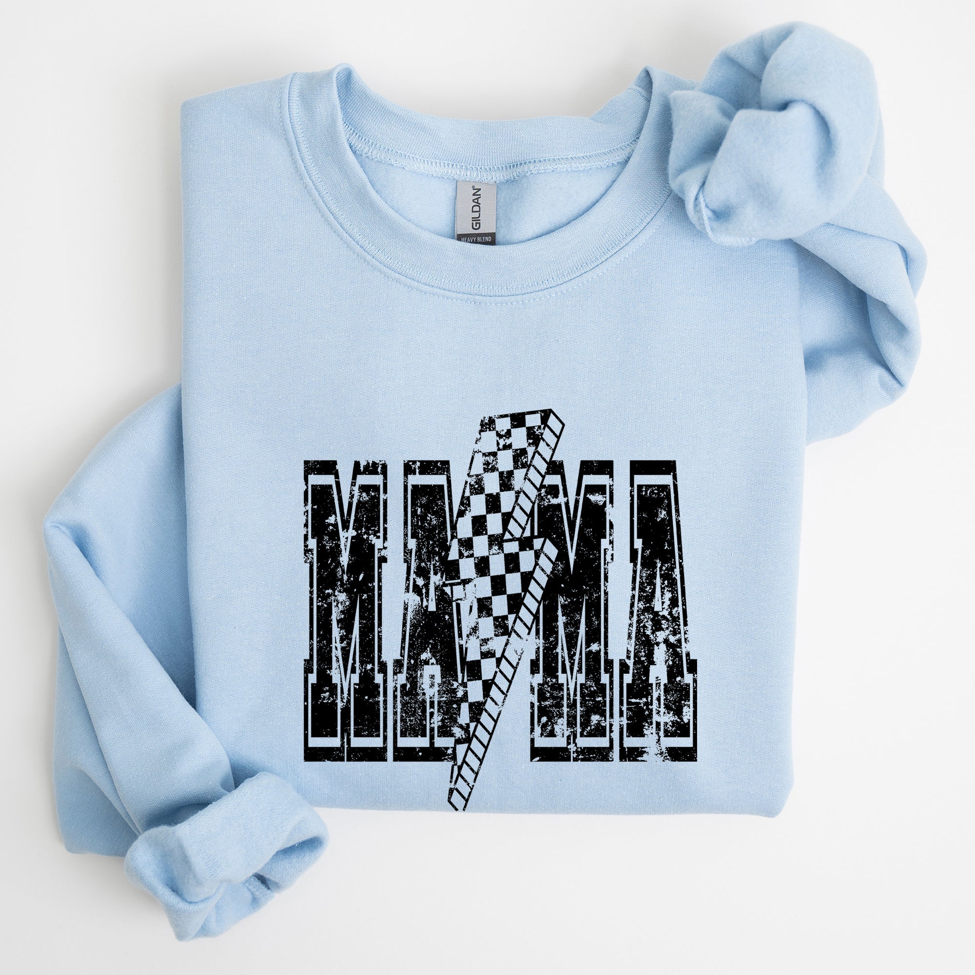 Mama Lightning Bolt Mother's Day Motherhood Celebration Of Maternal Strength And Love Sweatshirt