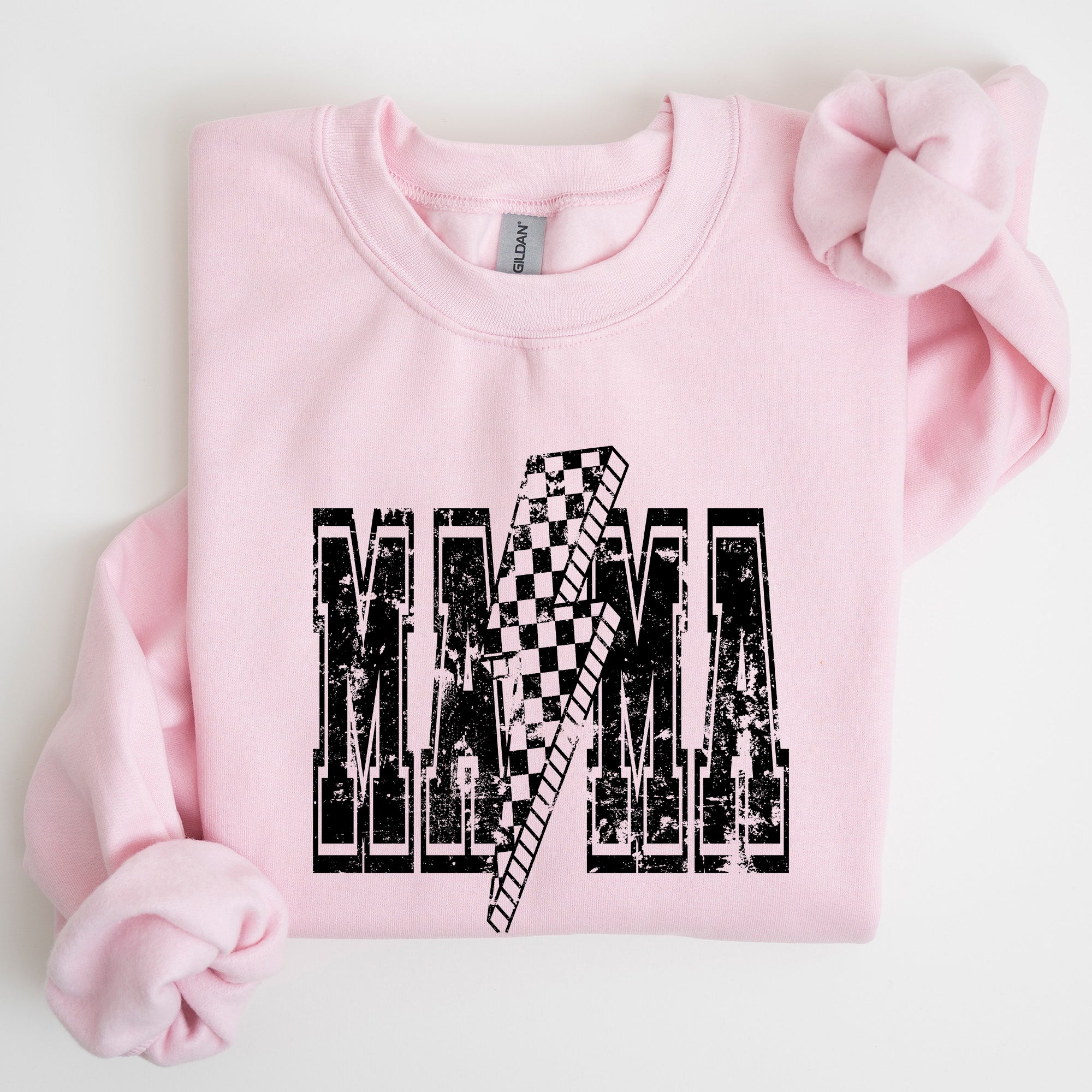 Mama Lightning Bolt Mother's Day Motherhood Celebration Of Maternal Strength And Love Sweatshirt