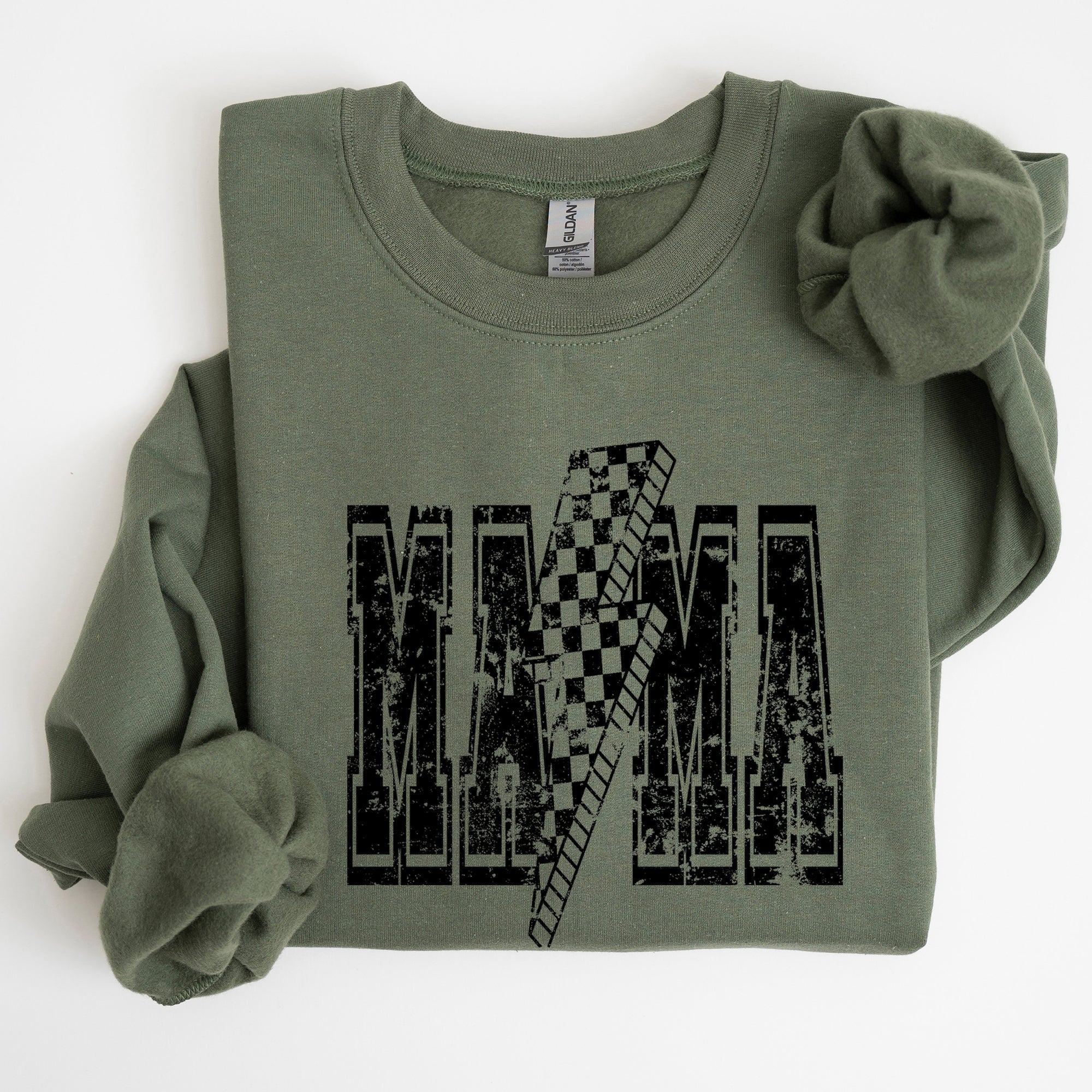Mama Lightning Bolt Mother's Day Motherhood Celebration Of Maternal Strength And Love Sweatshirt