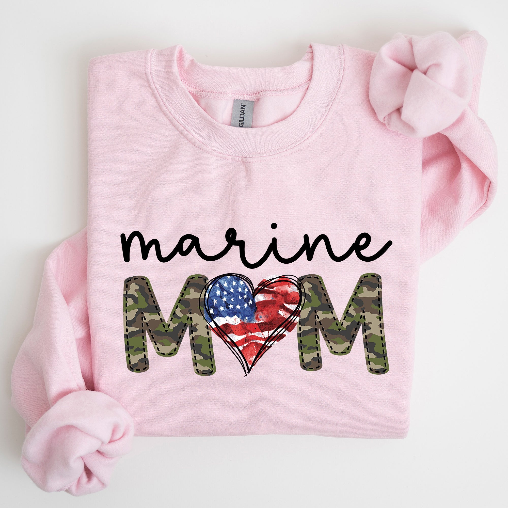 Marine Mom Military Armed Forces Mother's Day Tribute To Service And Family Sweatshirt