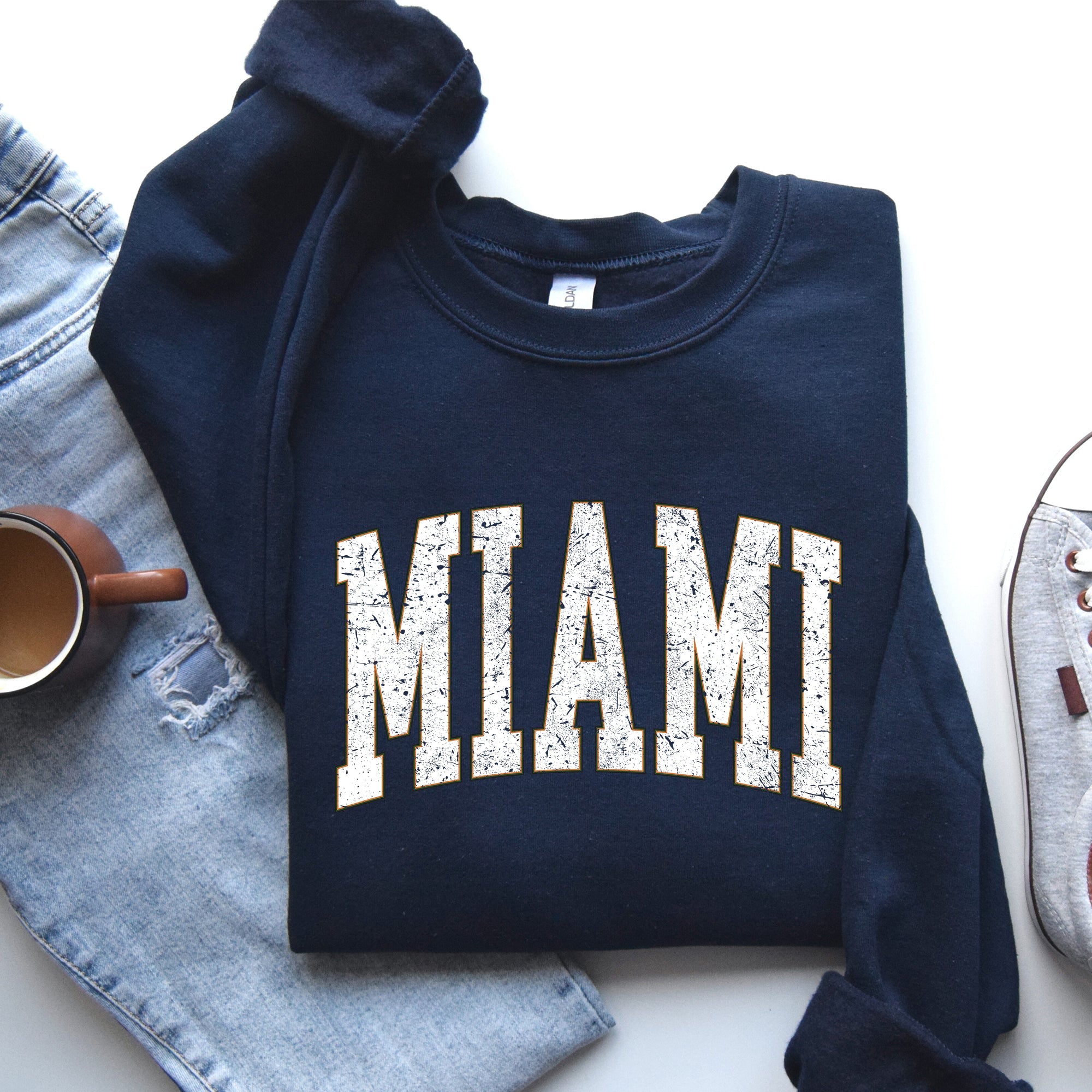 Miami Football Game Day Tailgate Party Big Game Touchdown State University Sweatshirt