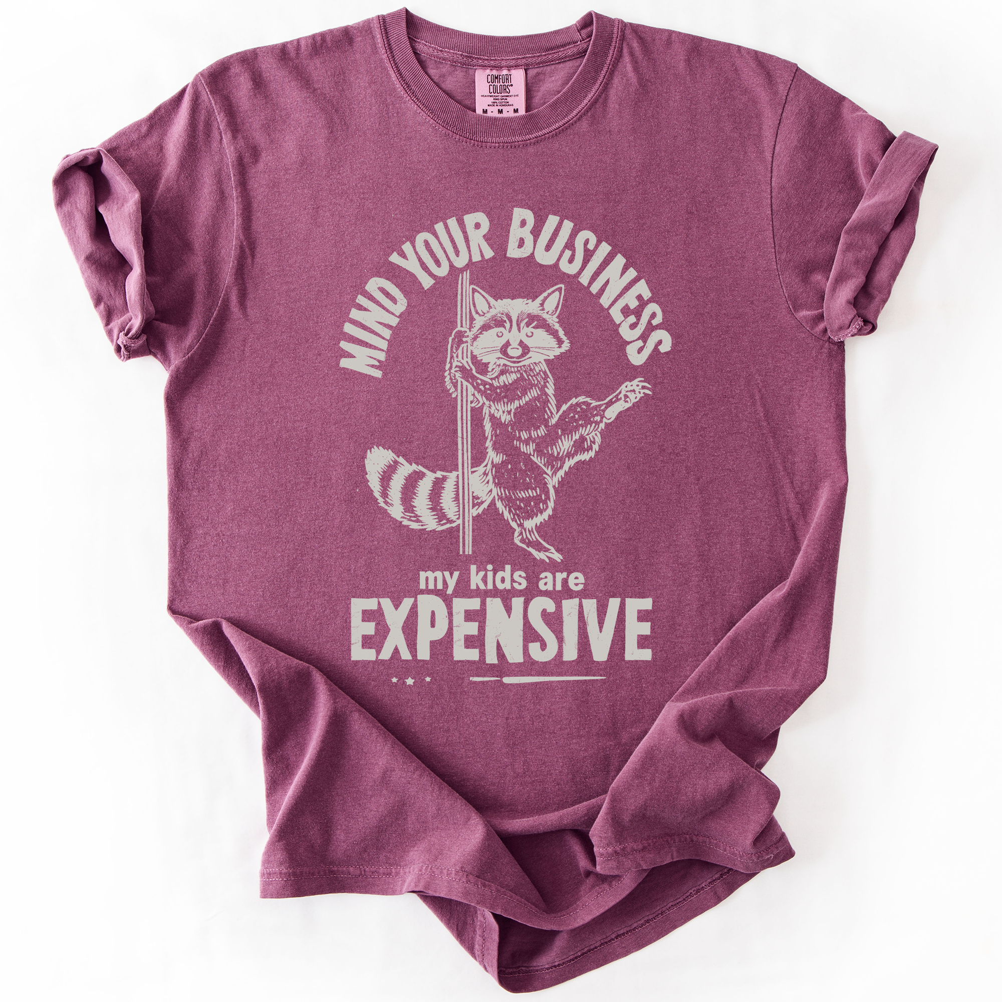 Mind Your Business, My Kids Are Expensive, Funny, Work Edition Comfort Colors Tee