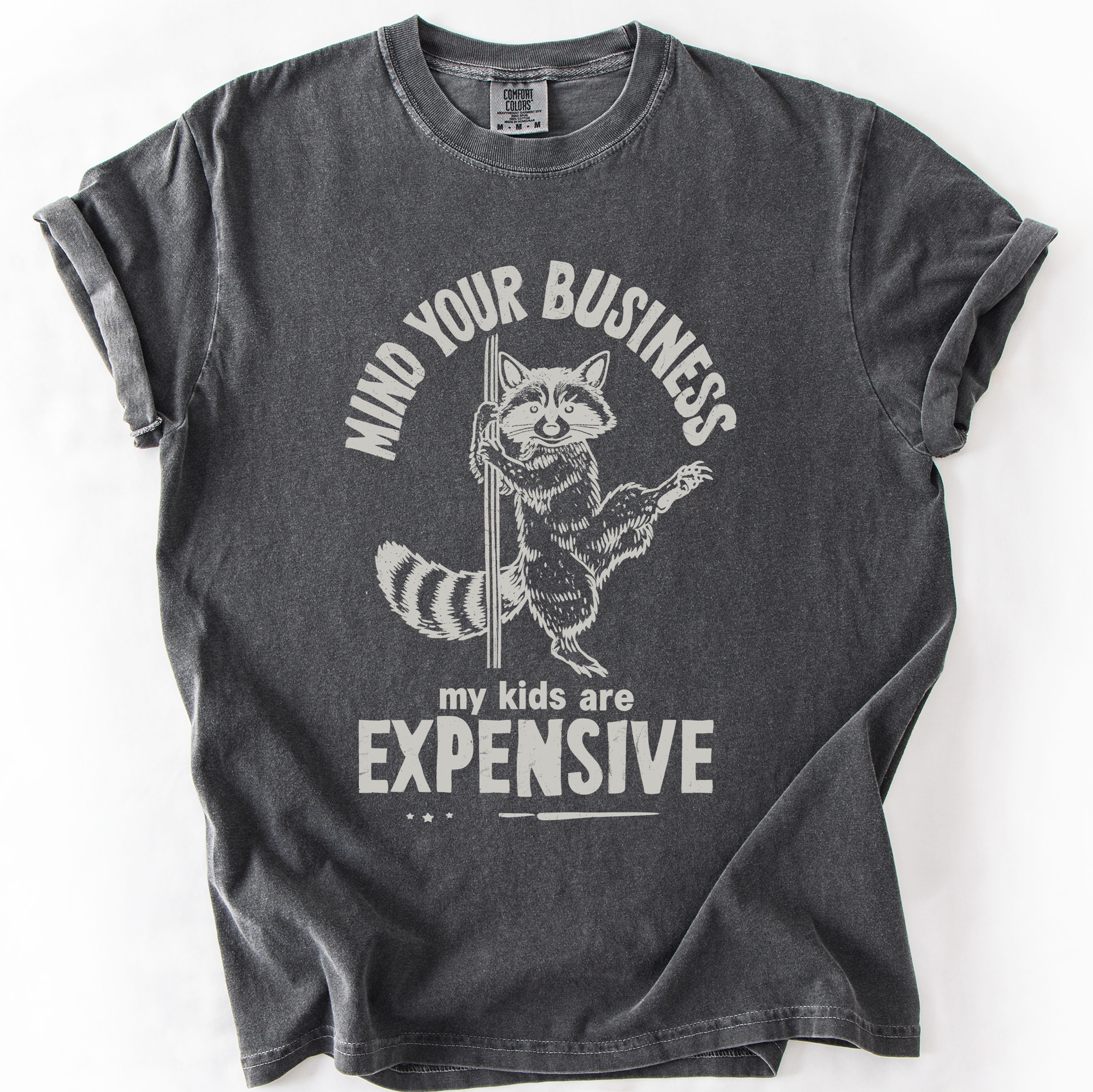 Mind Your Business, My Kids Are Expensive, Funny, Work Edition Comfort Colors Tee