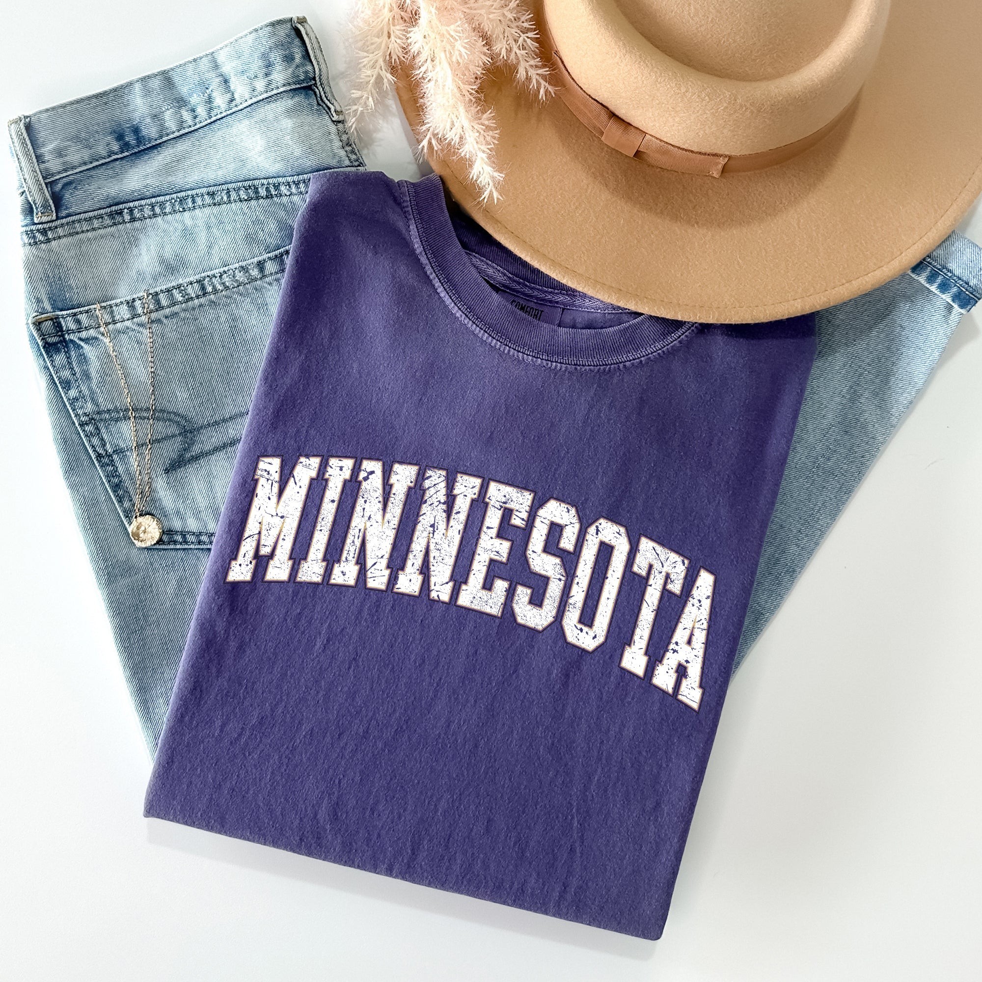 Minnesota Football State University Tailgate Game Day Apparel For Proud Fans Comfort Colors Tee